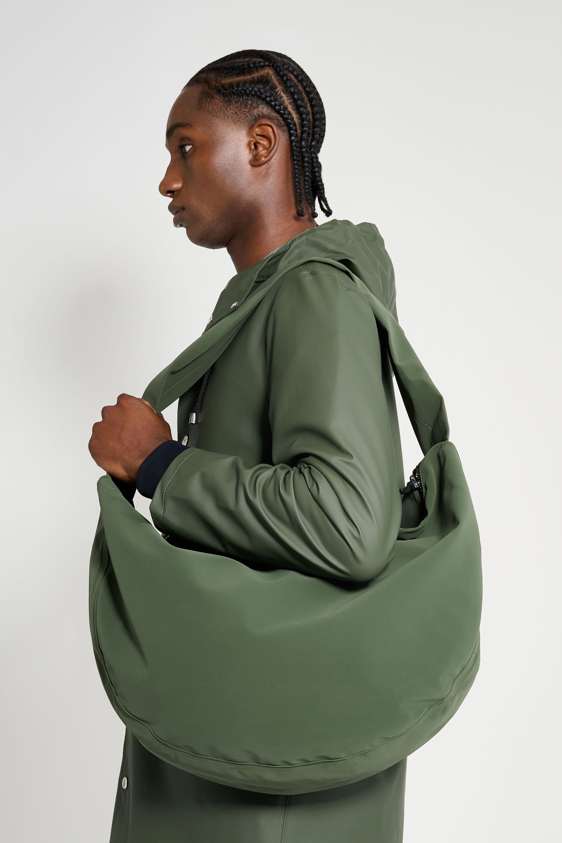 stutterheim adam bag matte green accessories bags crossbody-bags