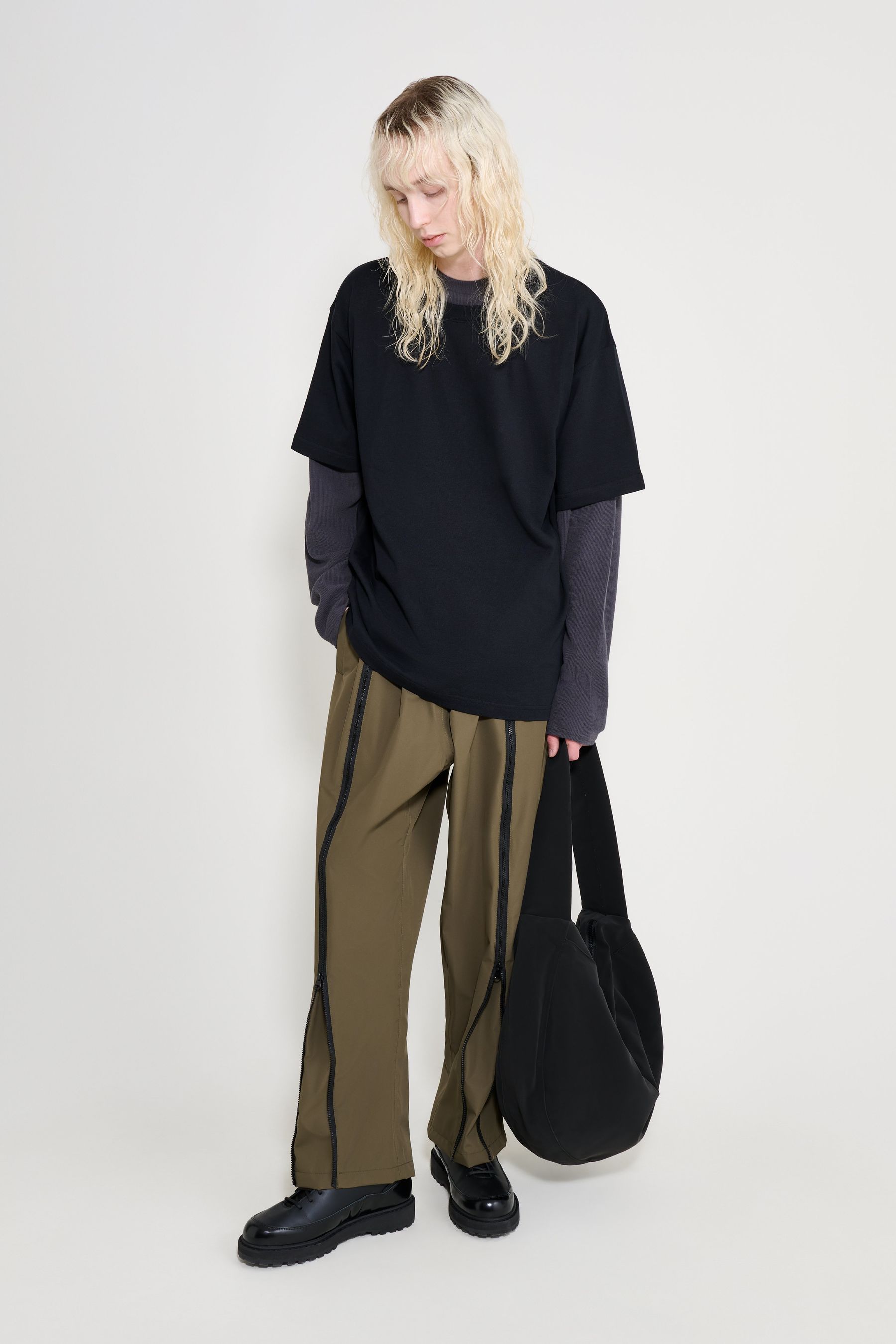 stutterheim bash zip trousers green men