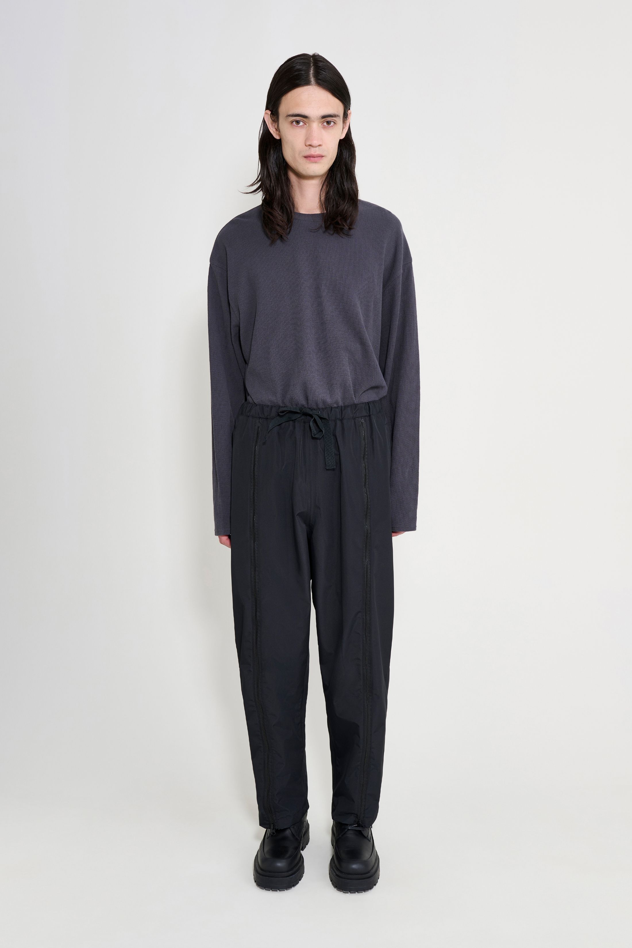 stutterheim bash zip trousers black men