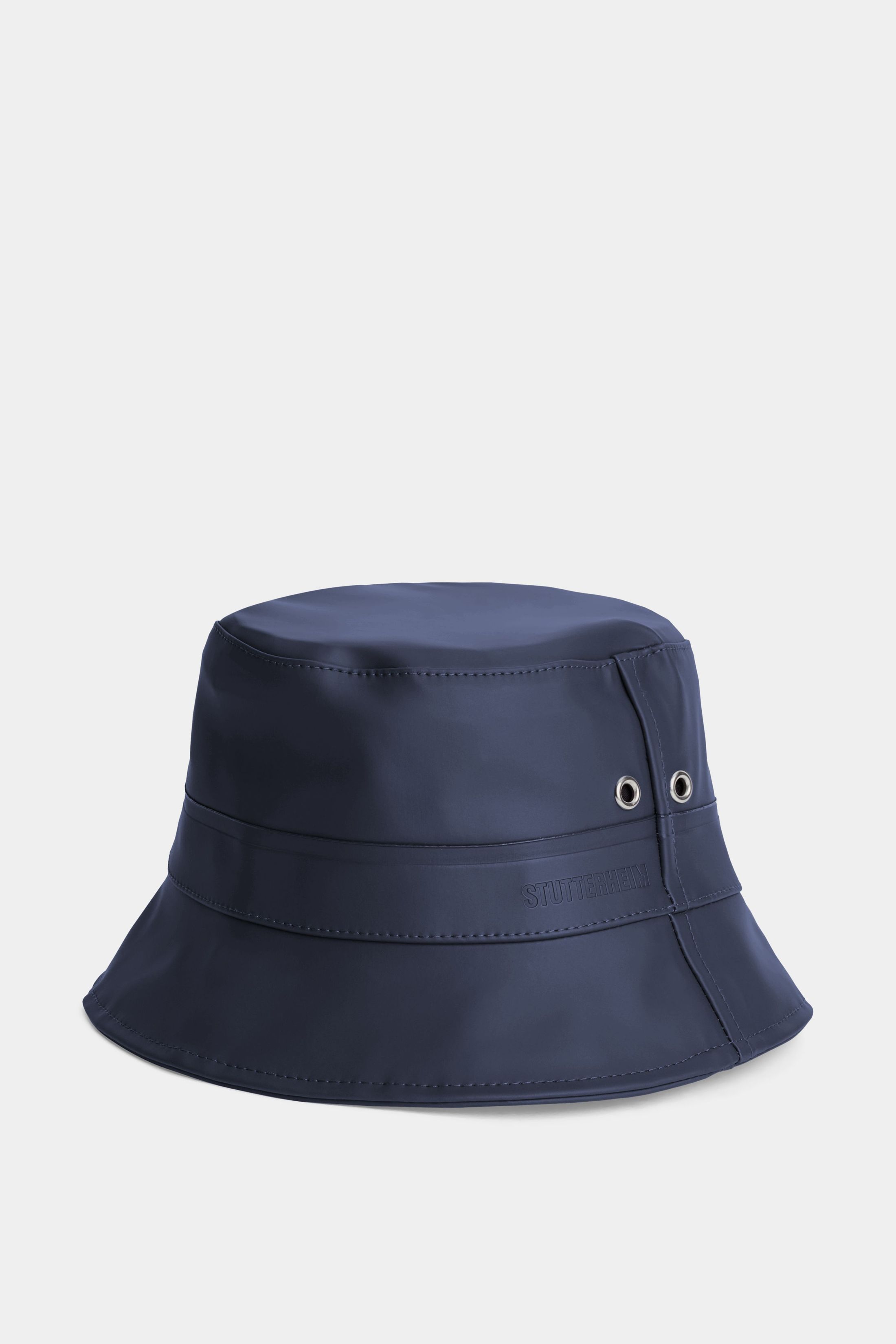 stutterheim beckholmen bucket hat navy accessories hats-and-scarves bucket-hats