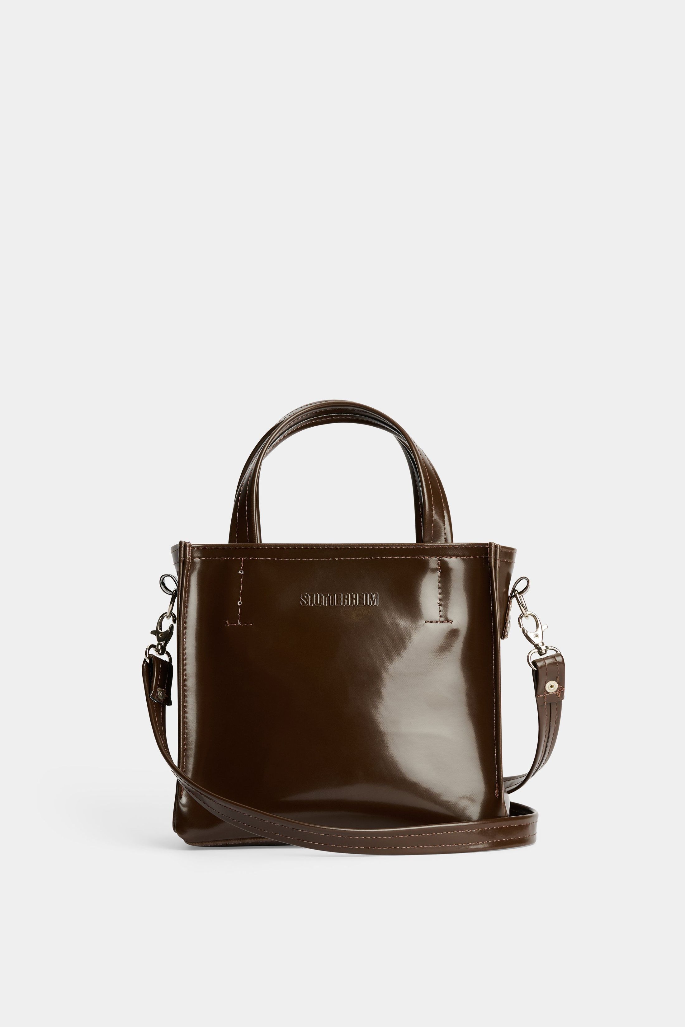 stutterheim biblio bag opal dark brown accessories bags handbags