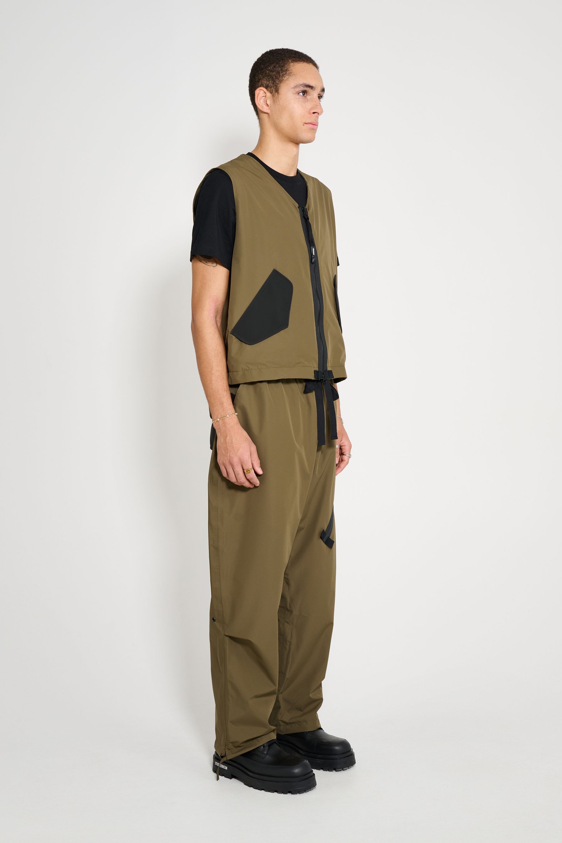stutterheim bro vest green men jackets vests