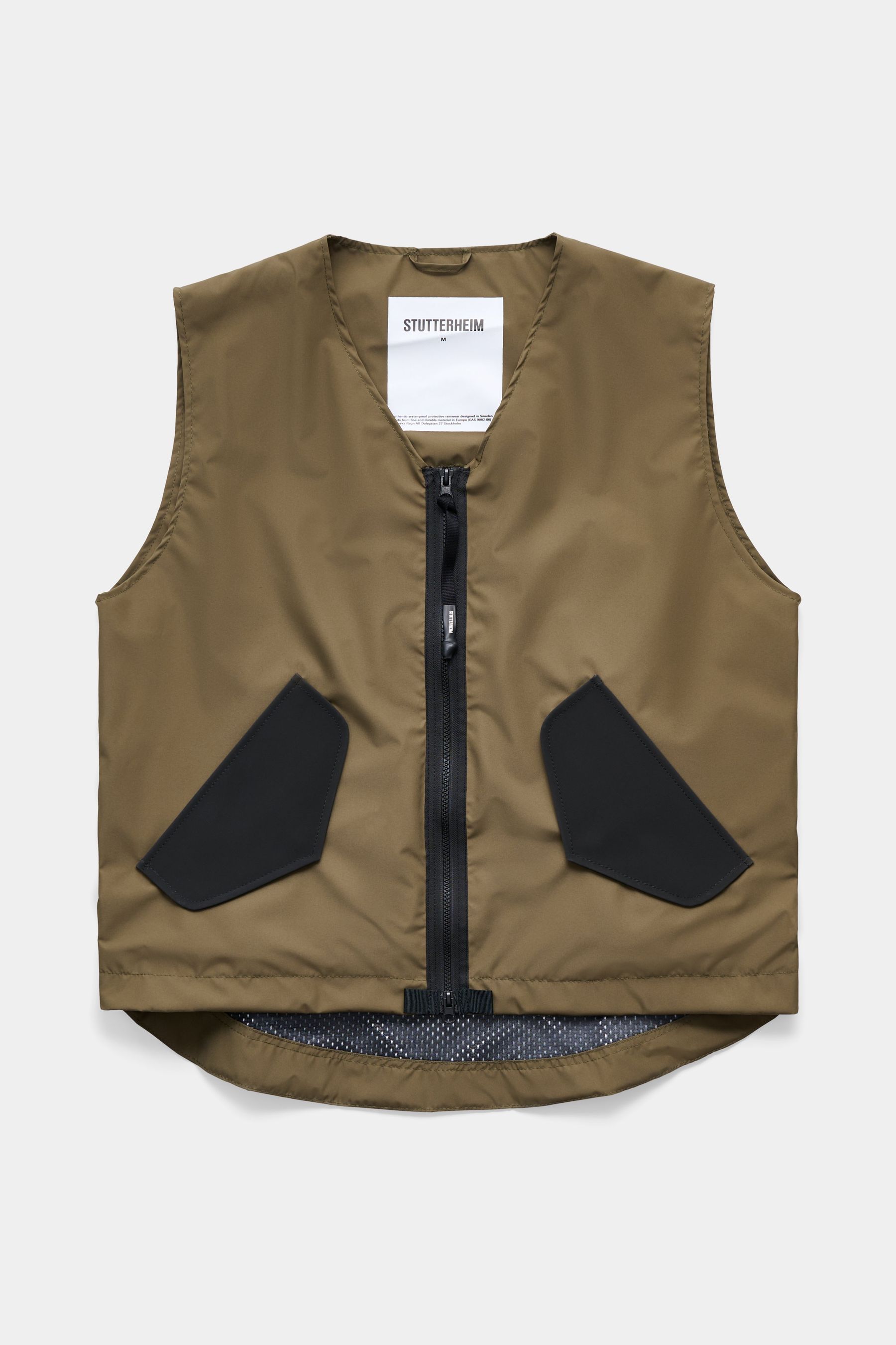 stutterheim bro vest green men jackets vests