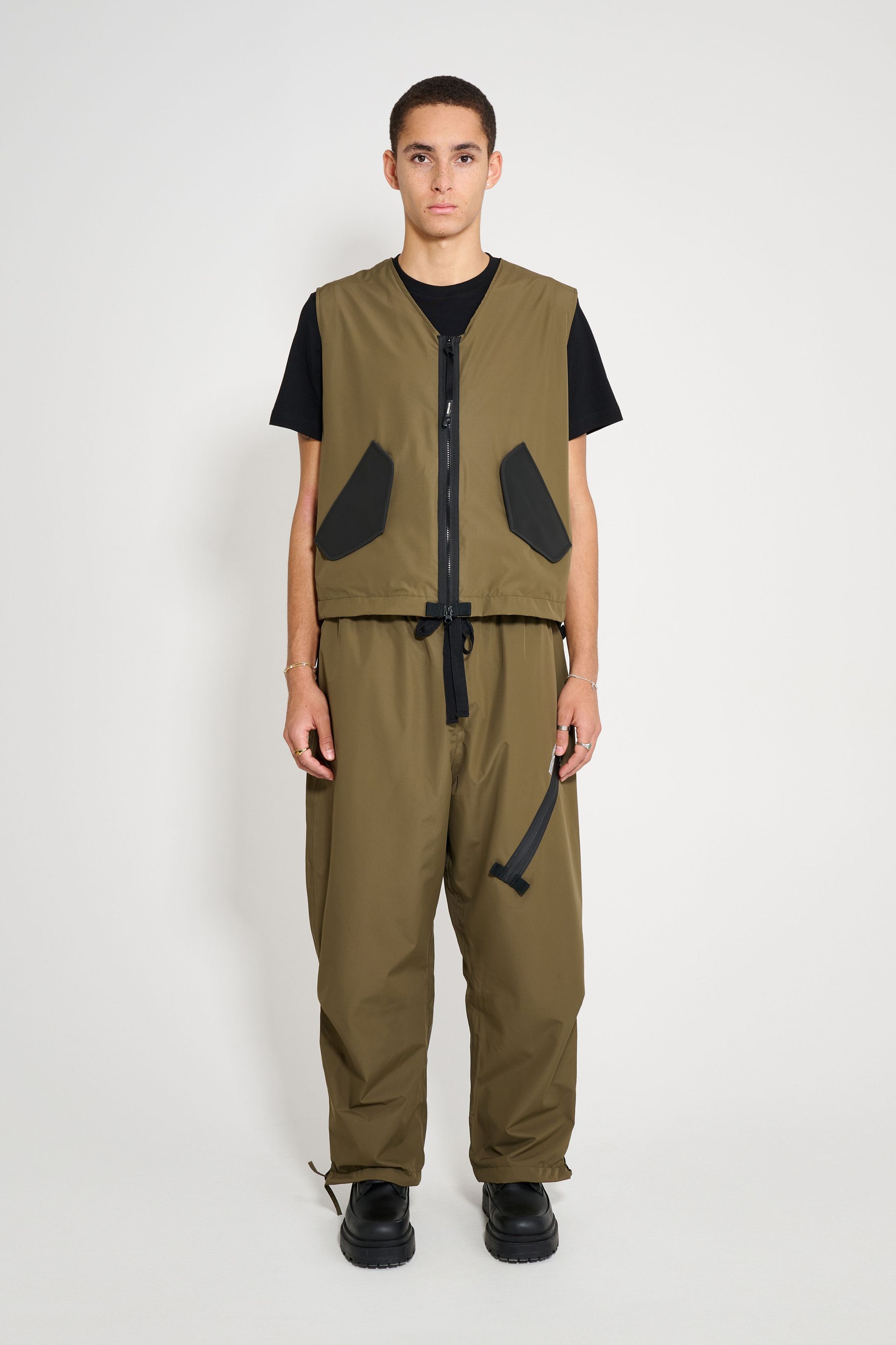 stutterheim bro vest green men jackets vests