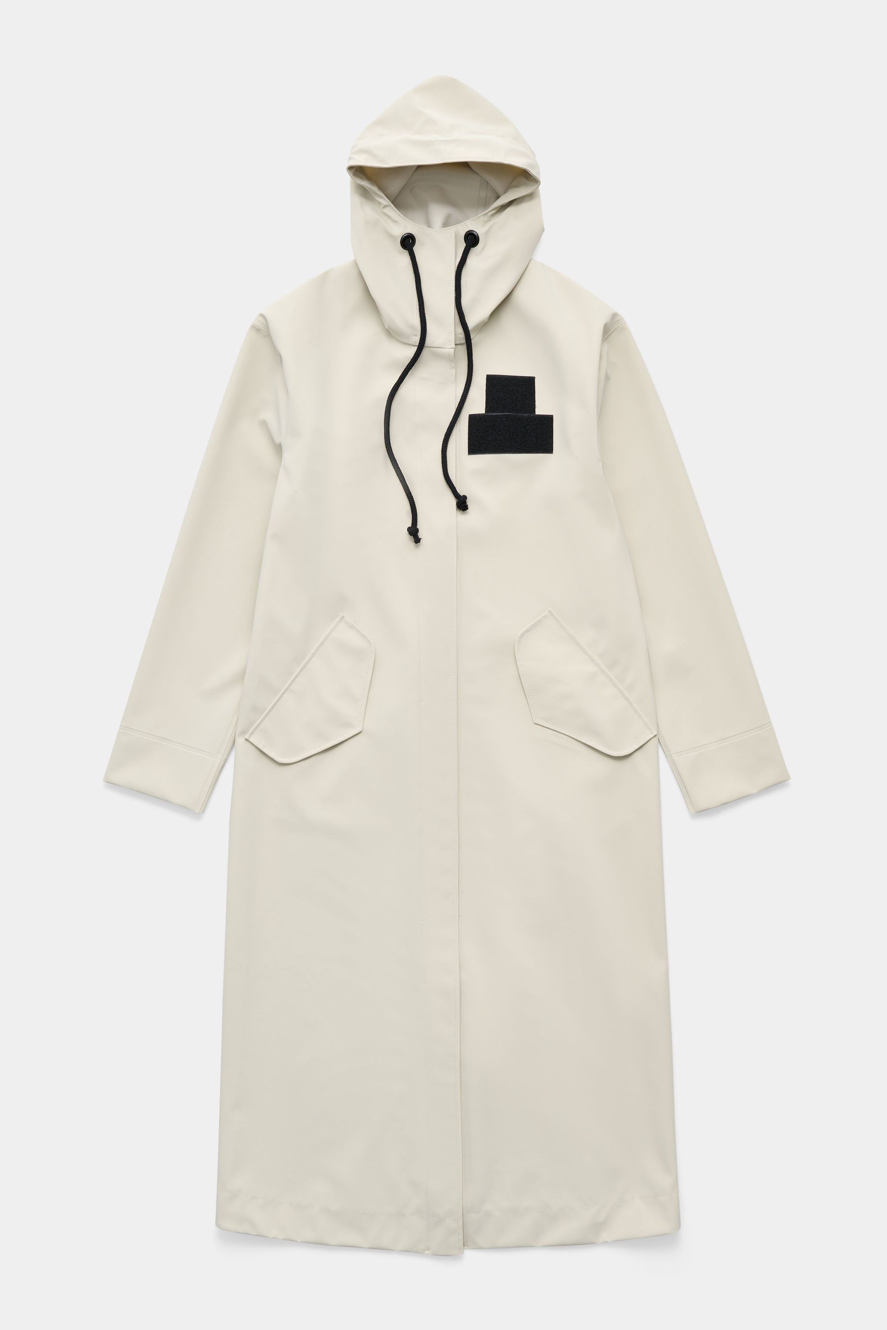stutterheim chatham matte raincoat pelican women jackets long-raincoats