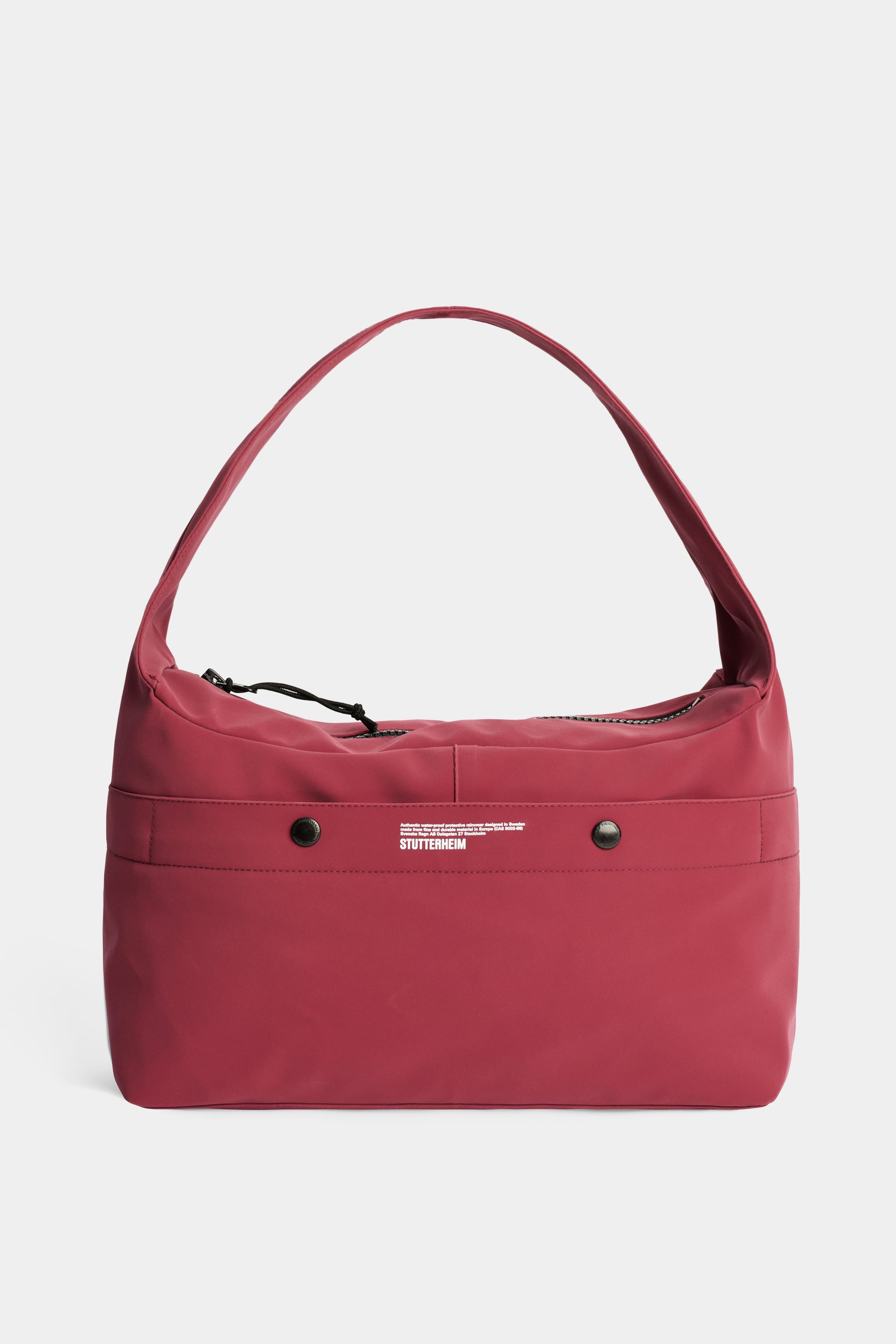 stutterheim ewa bag matte burgundy accessories bags handbags