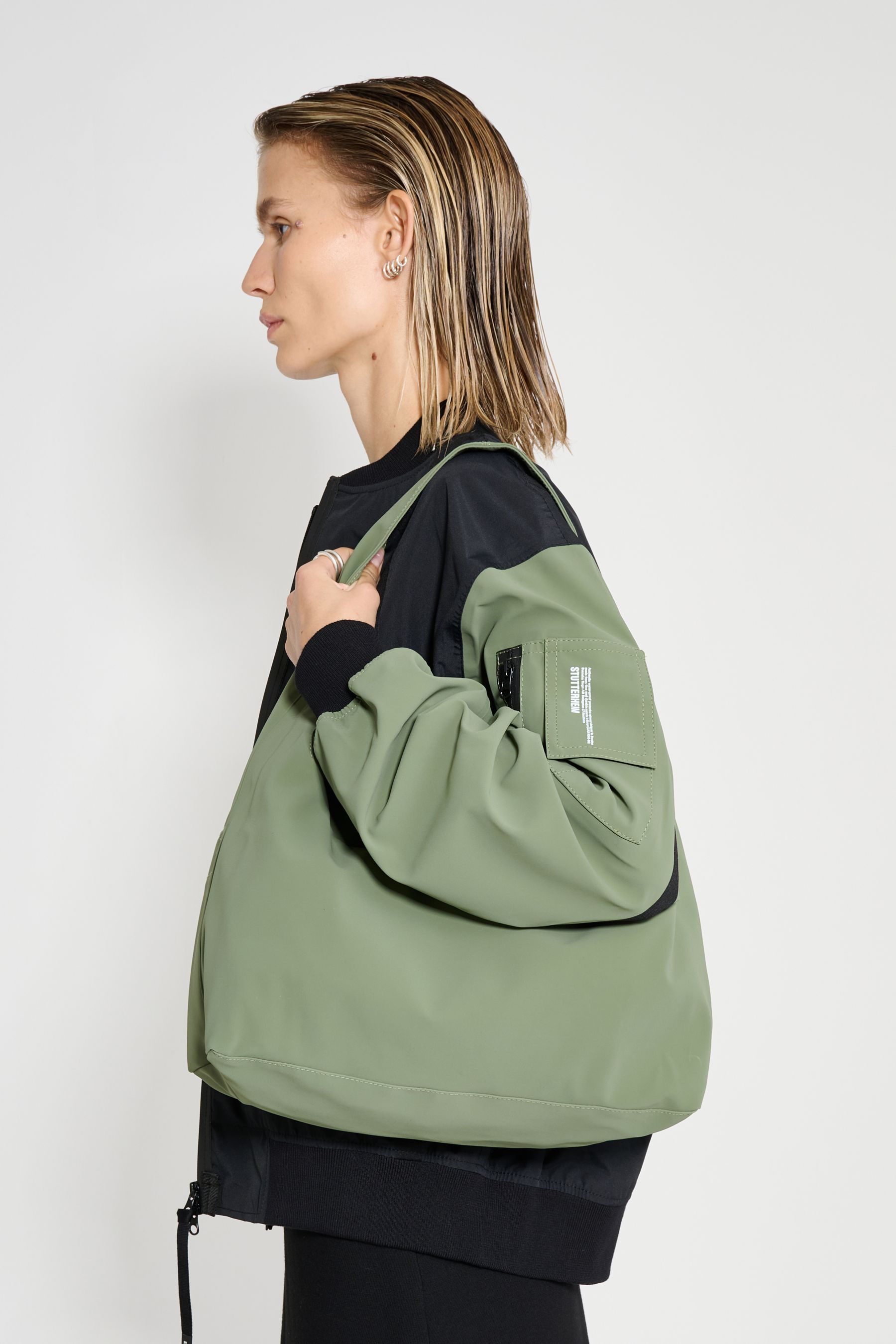 stutterheim ewa bag matte dry green accessories bags shoulder-bags