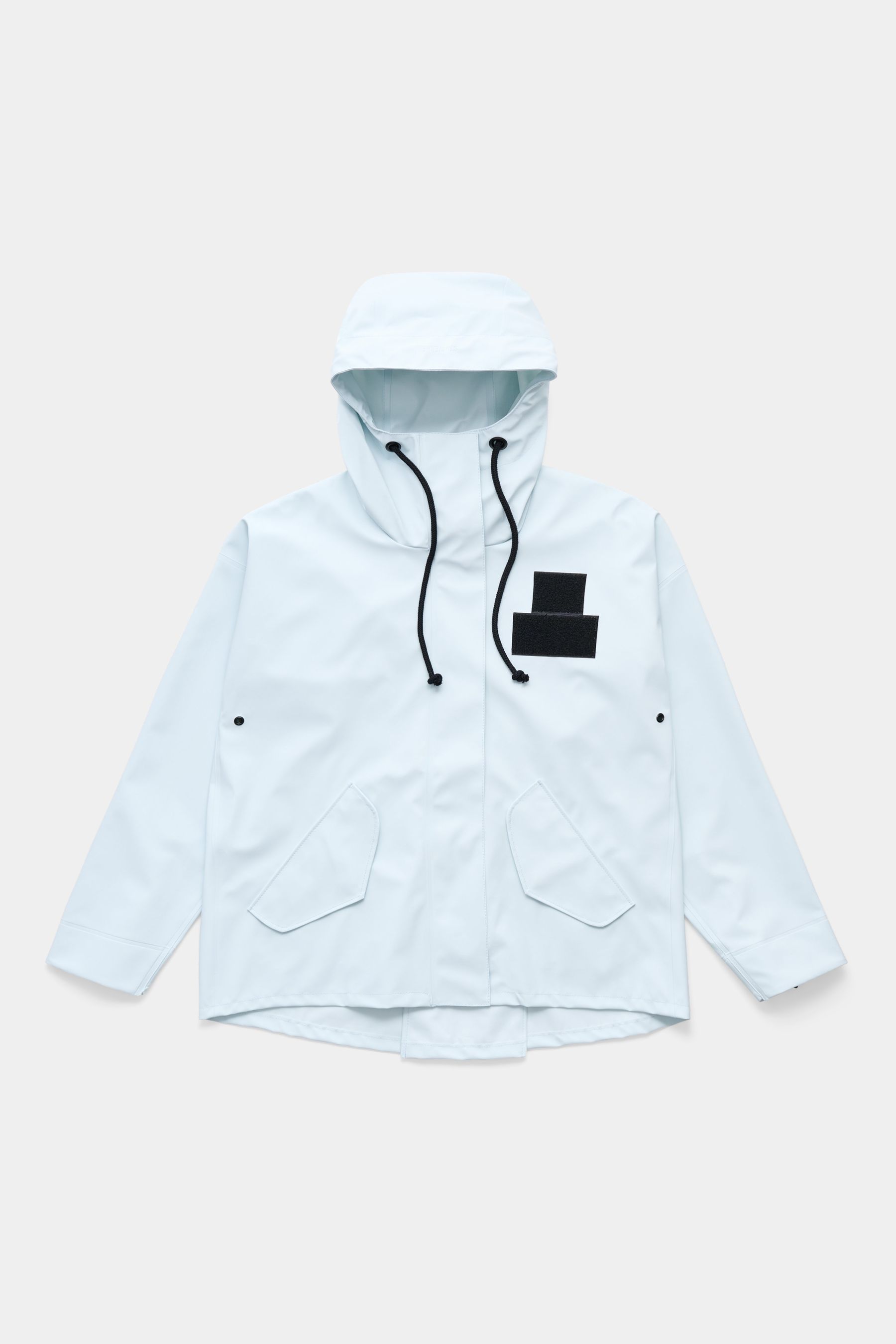 stutterheim faversham matte raincoat frost grey women jackets