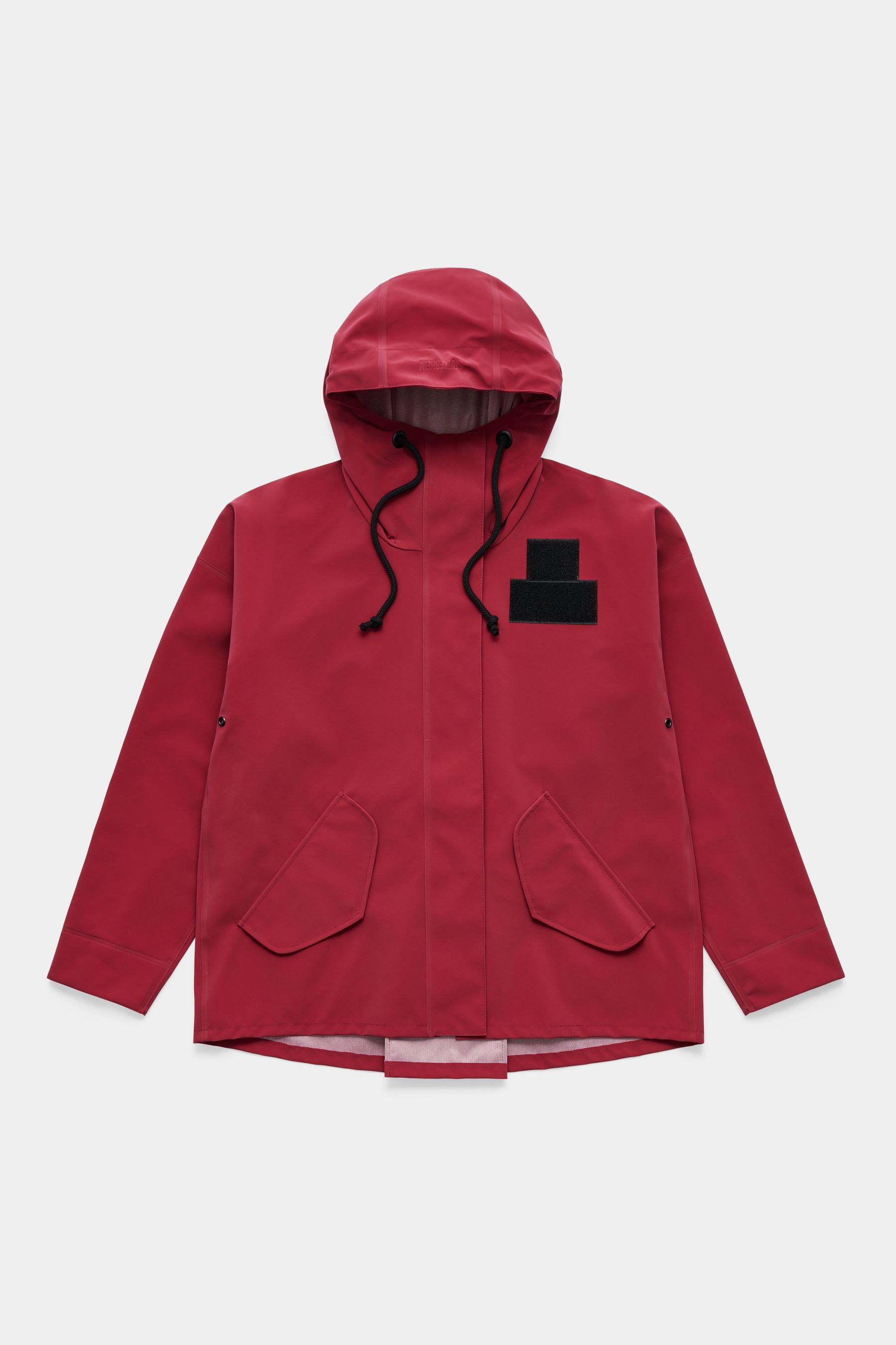 stutterheim faversham matte raincoat burgundy women jackets