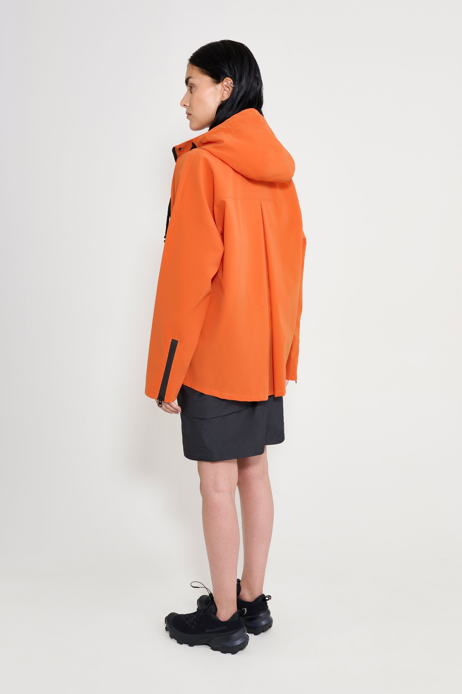 stutterheim faversham matte raincoat pumpkin women jackets