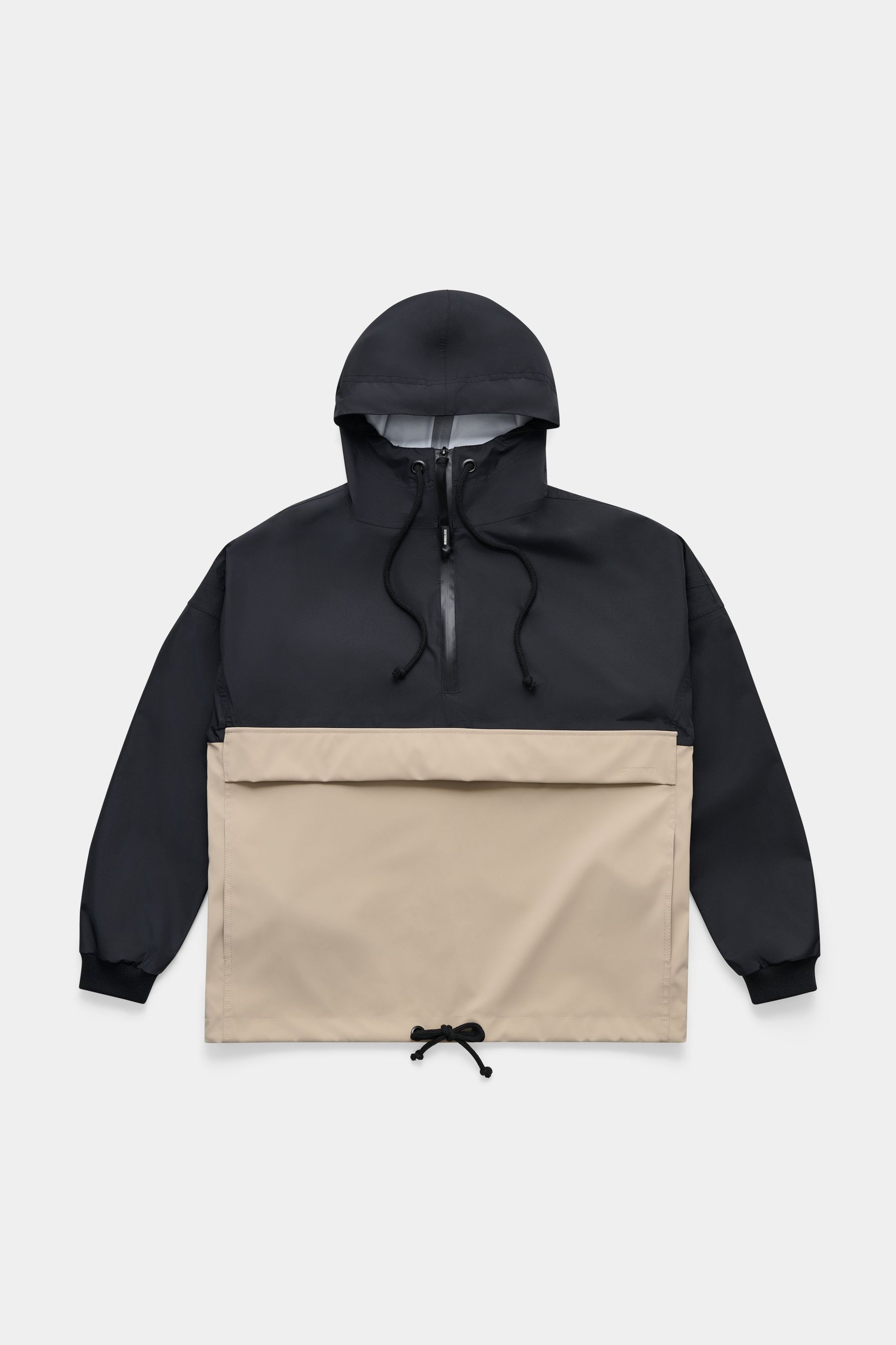 stutterheim forsa two-tone matte anorak black/potato men jackets