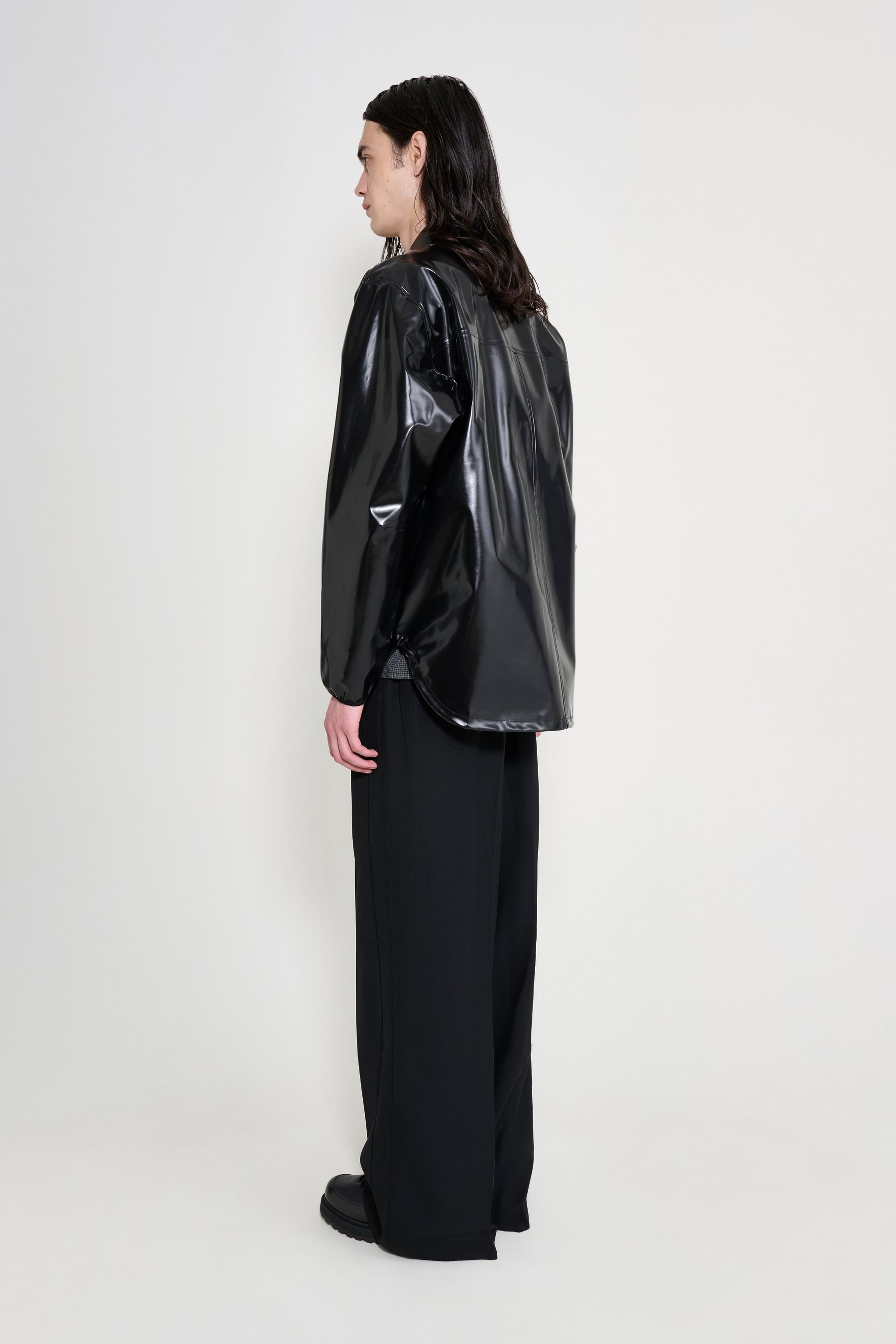 stutterheim humlan opal overshirt black men jackets overshirts