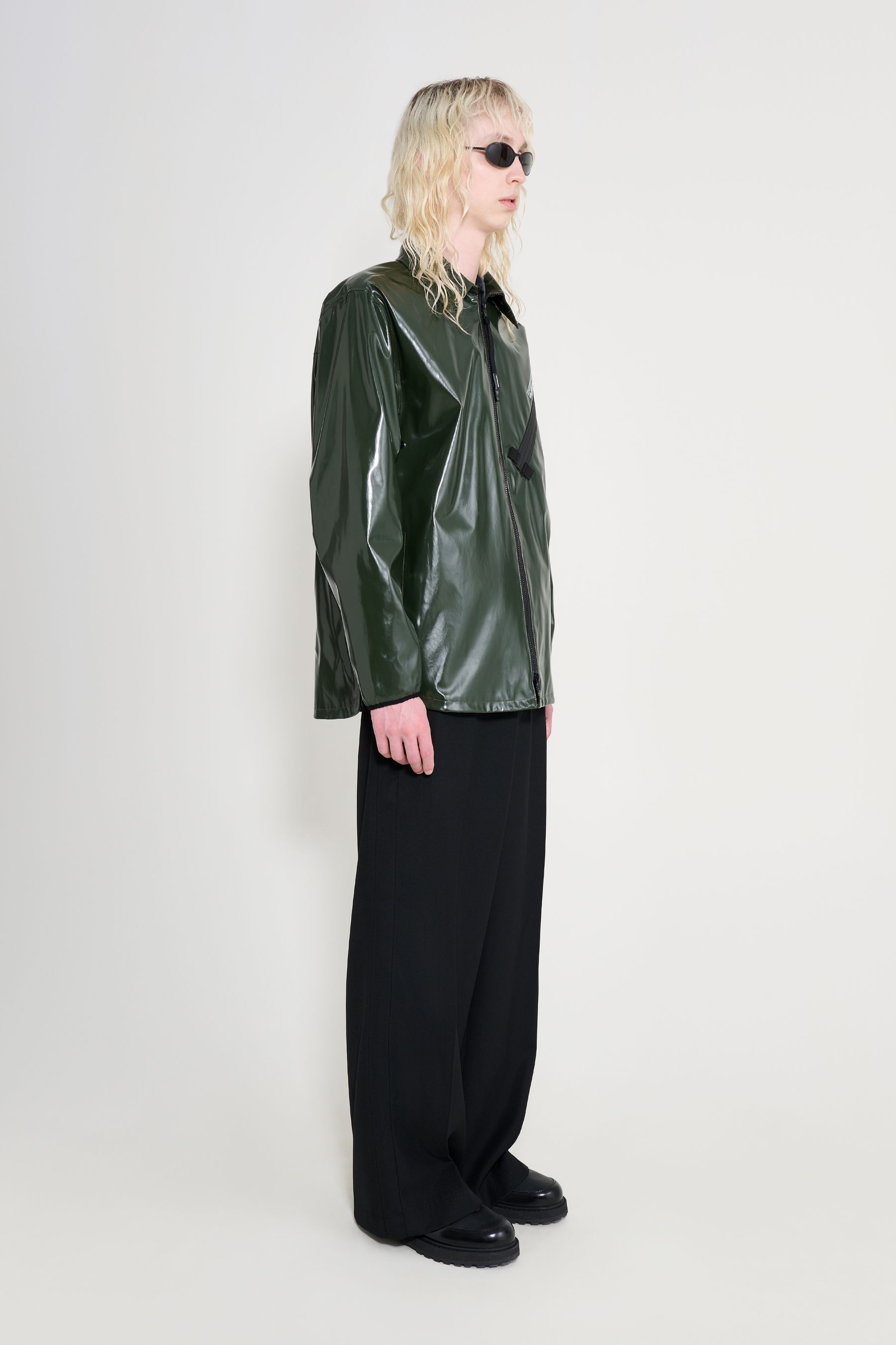 stutterheim humlan opal overshirt green men jackets overshirts