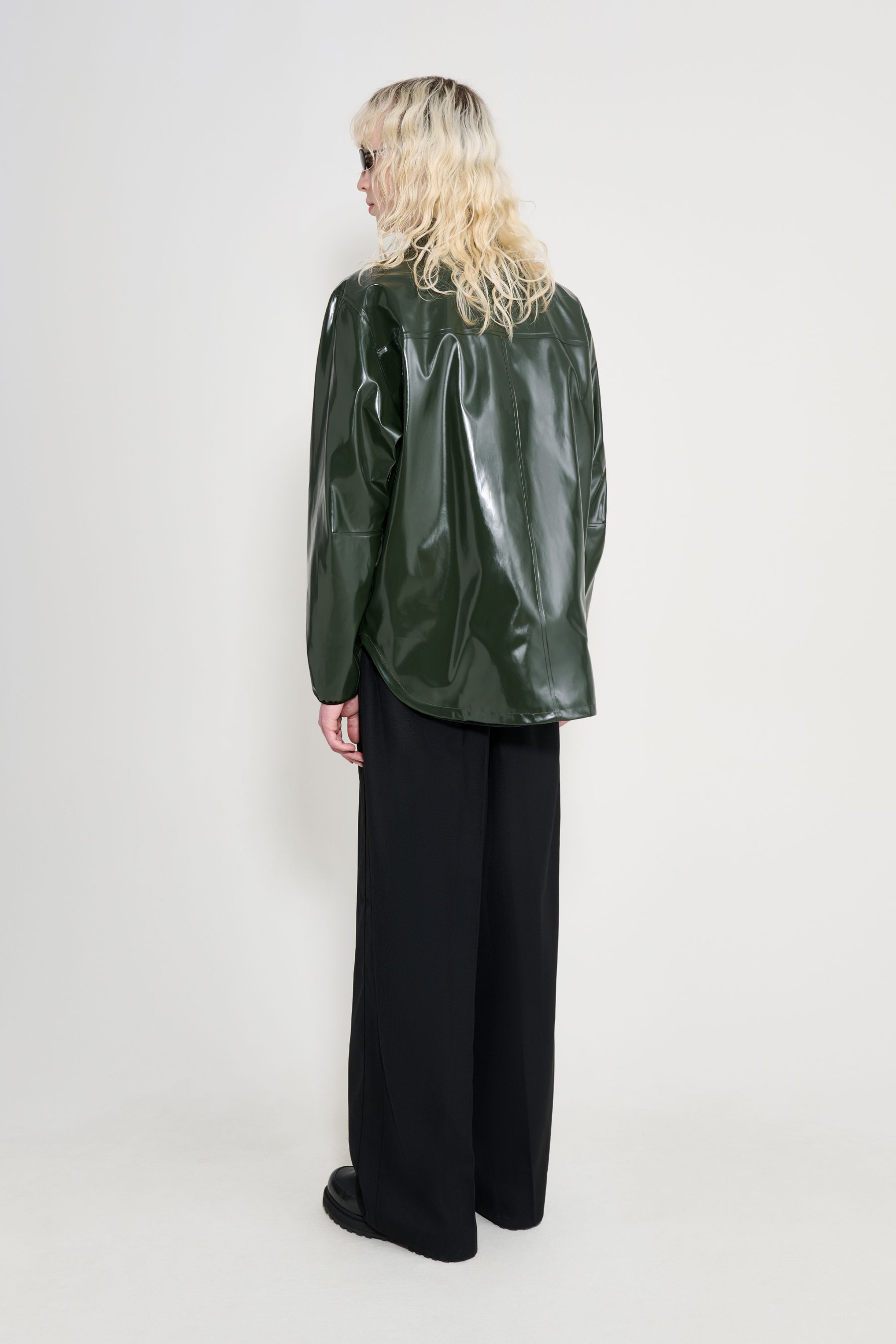 stutterheim humlan opal overshirt green men jackets overshirts
