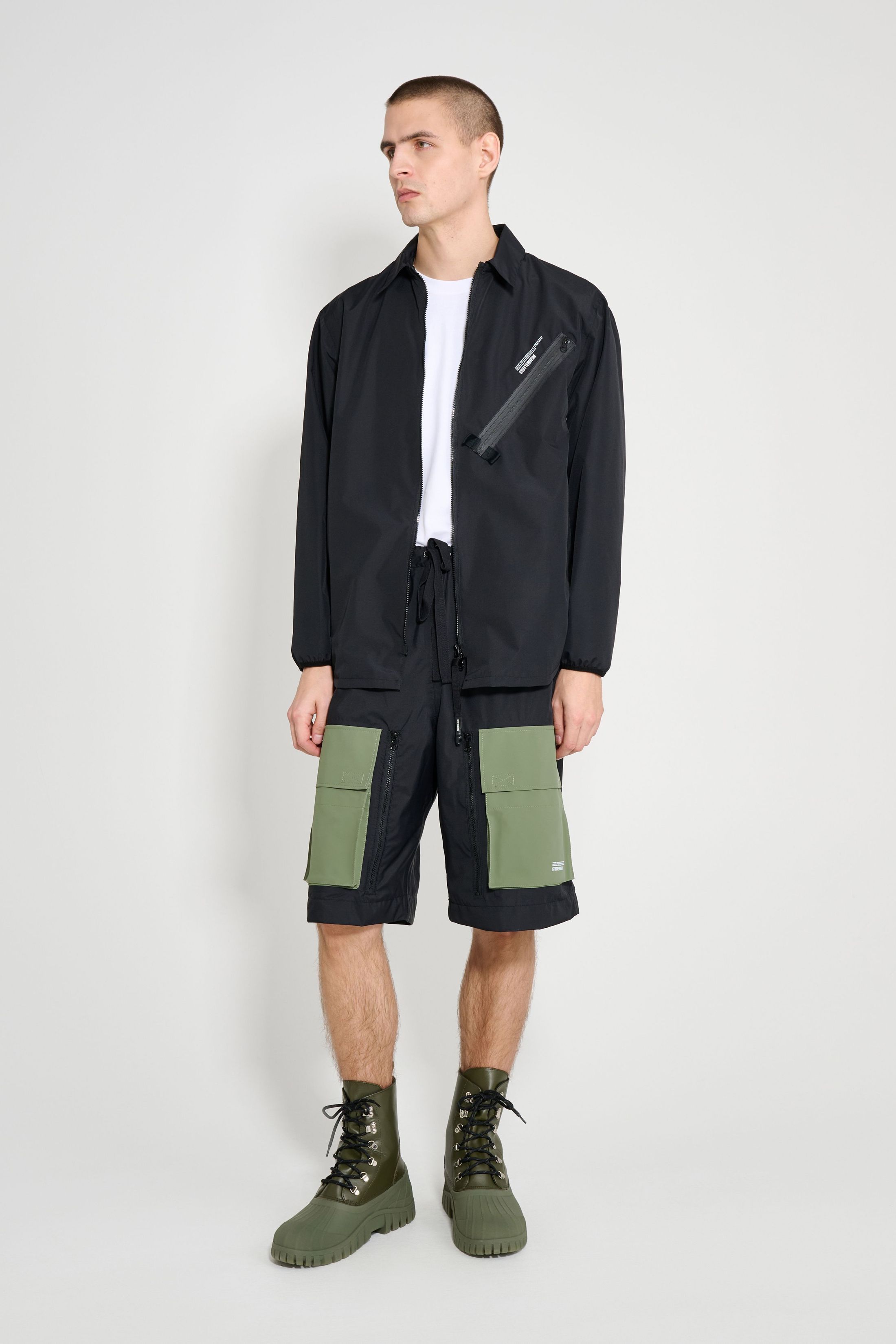 stutterheim humlan overshirt black men jackets overshirts