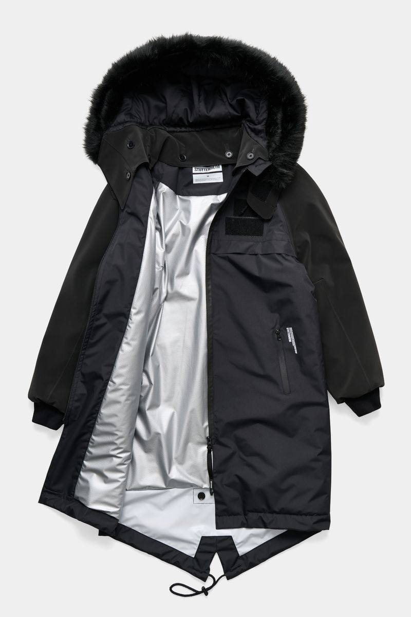 Stutterheim Kalix Parka LW Matte Black