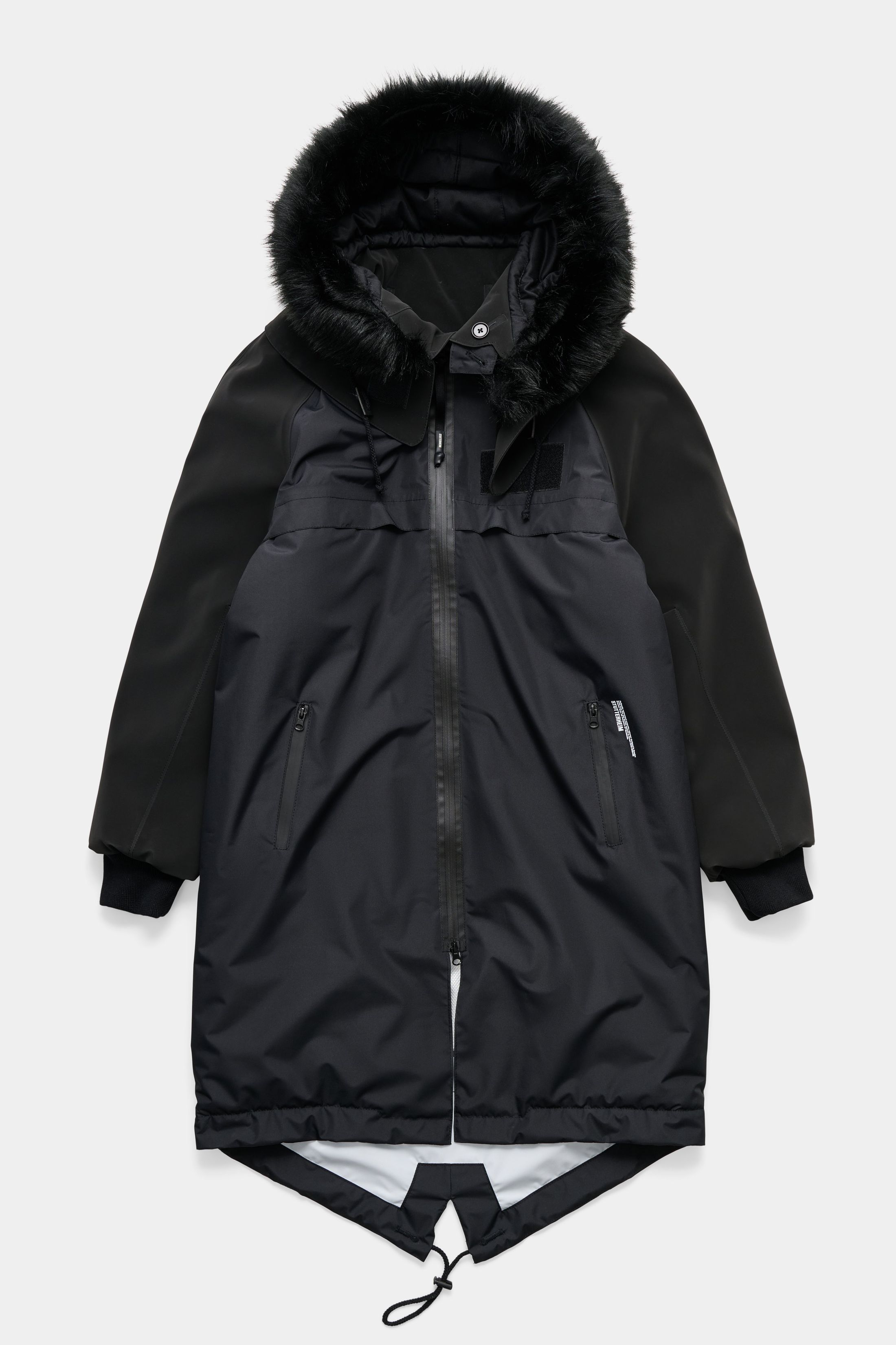 stutterheim kalix parka lw matte black men jackets parkas