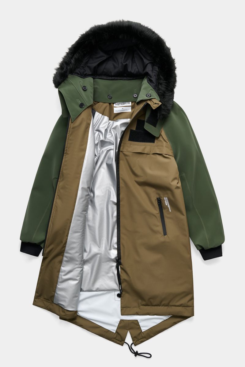 Stutterheim Kalix Parka LW Matte Green