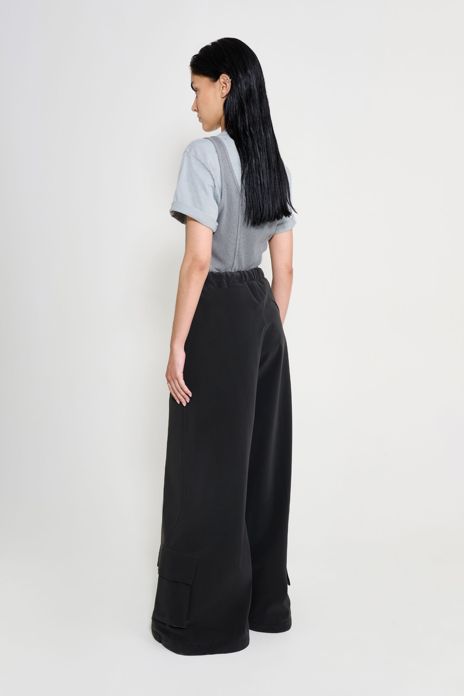 stutterheim karla pocket trousers black women bottoms