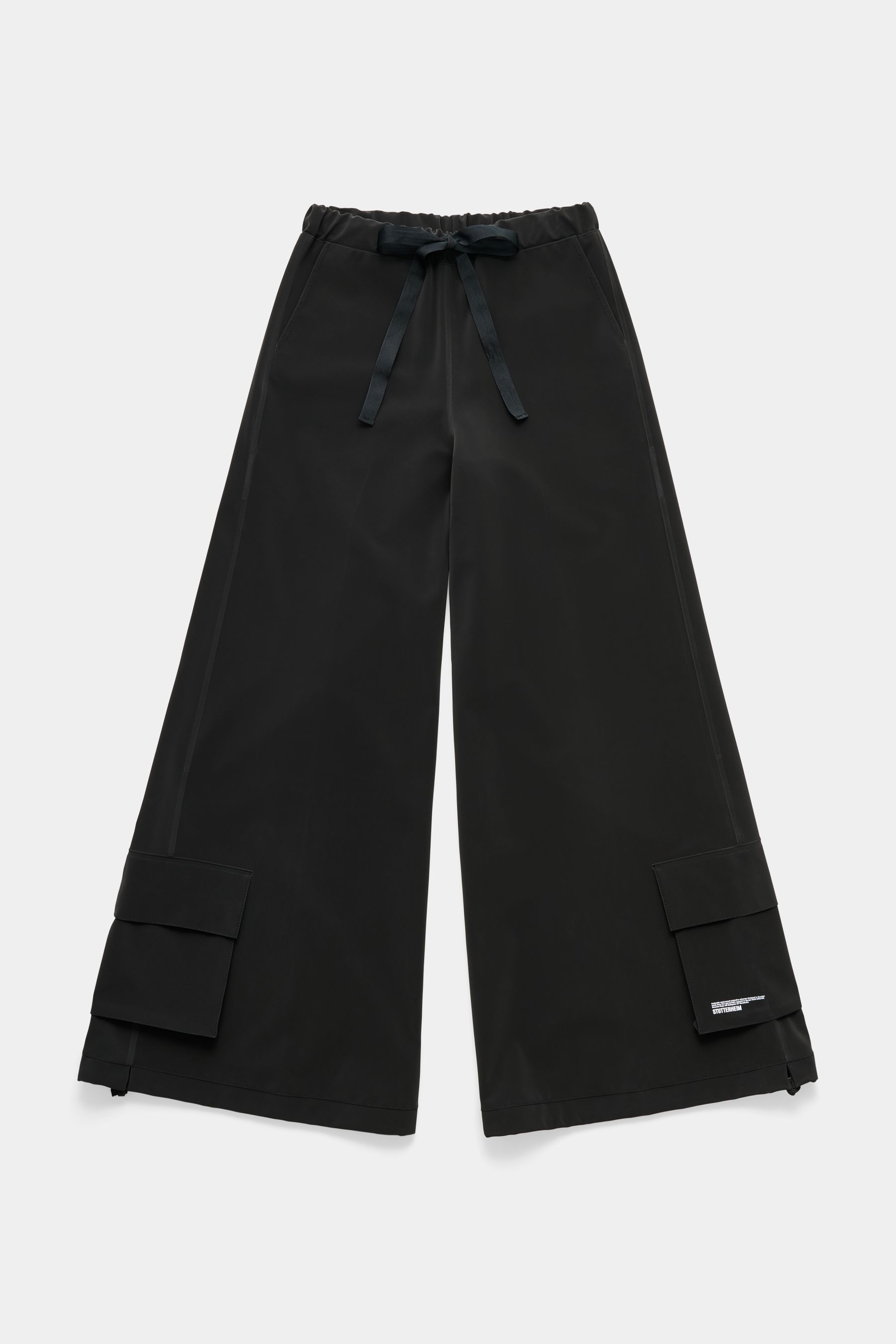 stutterheim karla pocket trousers black women bottoms