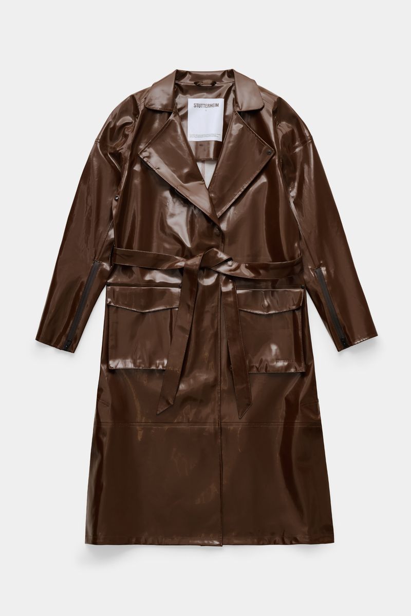 Stutterheim Kista Opal Trench Coat
