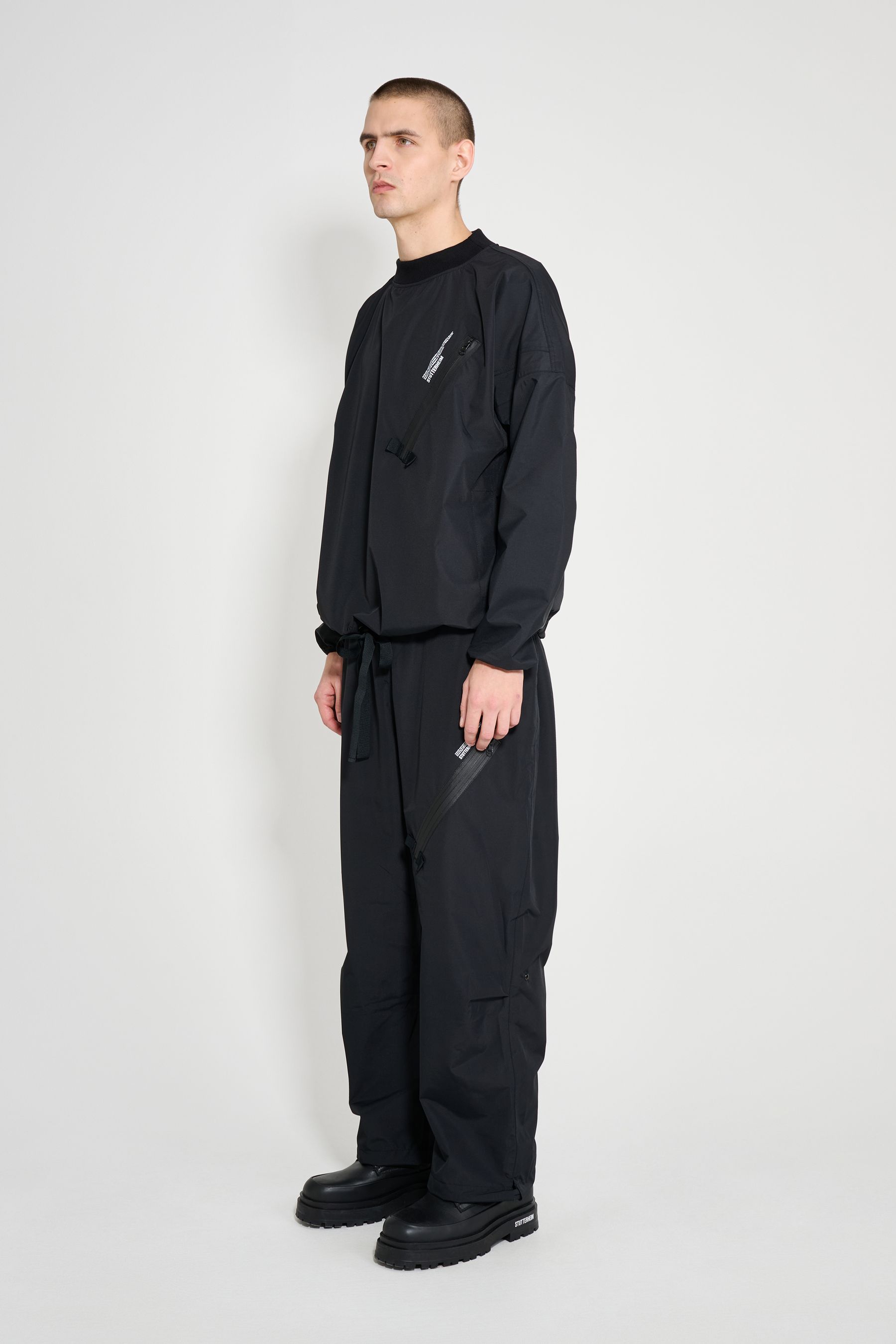 stutterheim knivsta sweater black men knitwear
