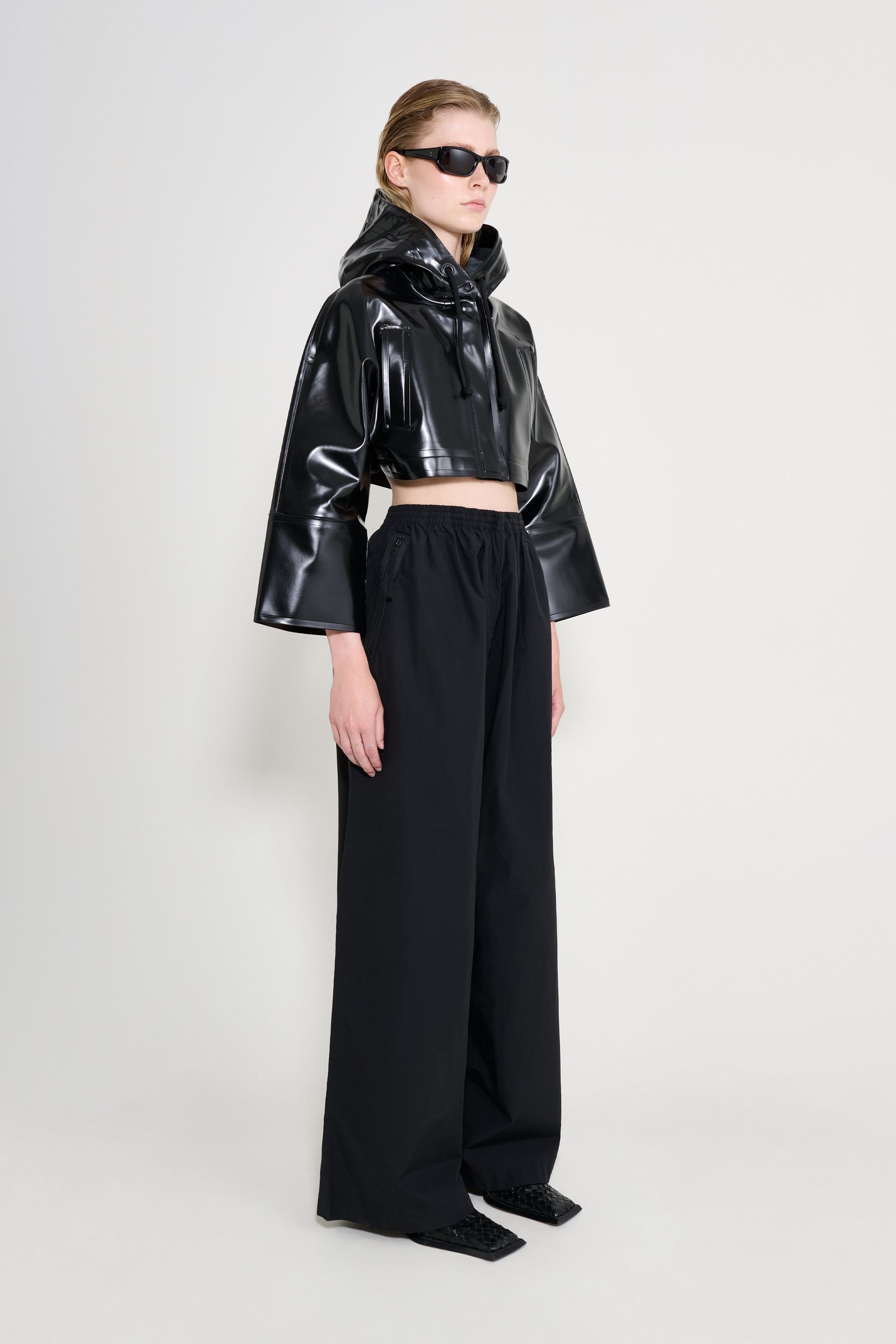 stutterheim lilla tre opal black women jackets raincoats