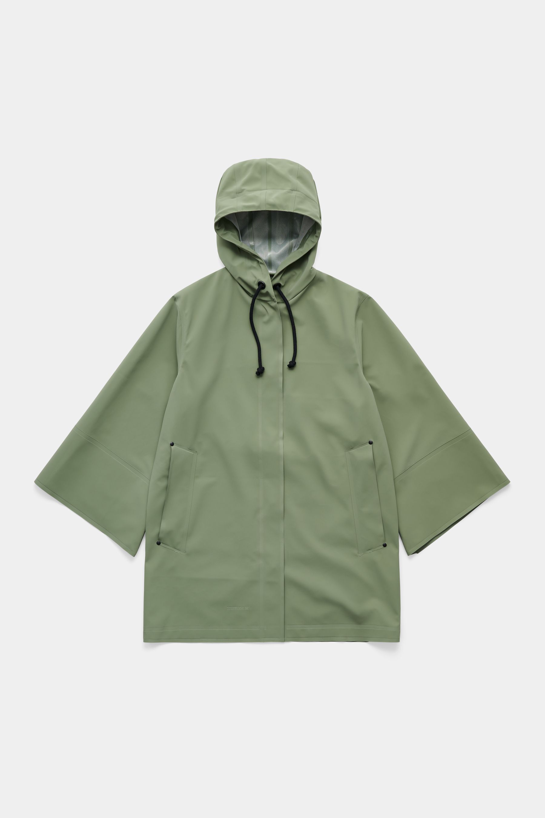 stutterheim lubban rain jacket dry green women jackets