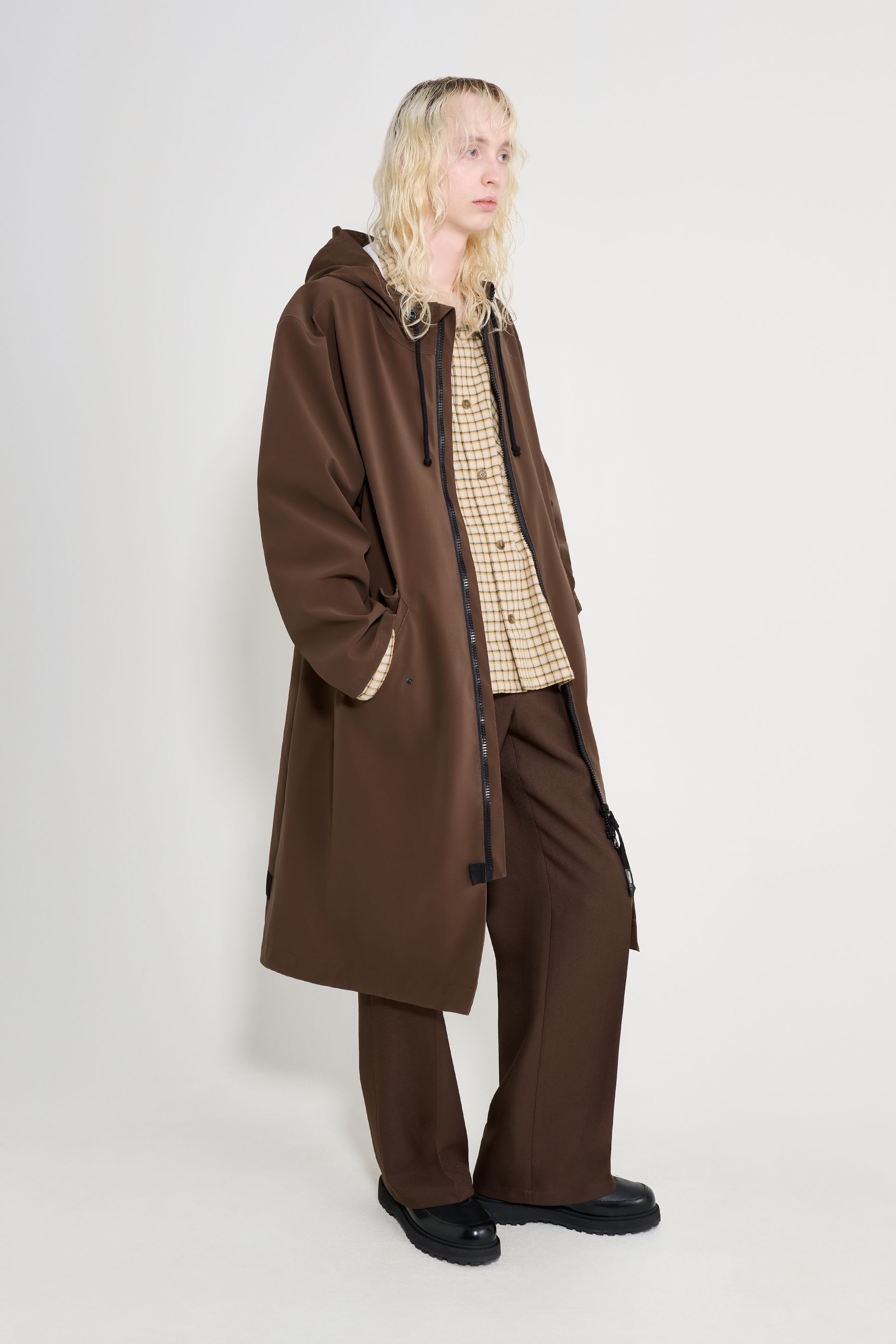 stutterheim martins parka dark brown men jackets parkas