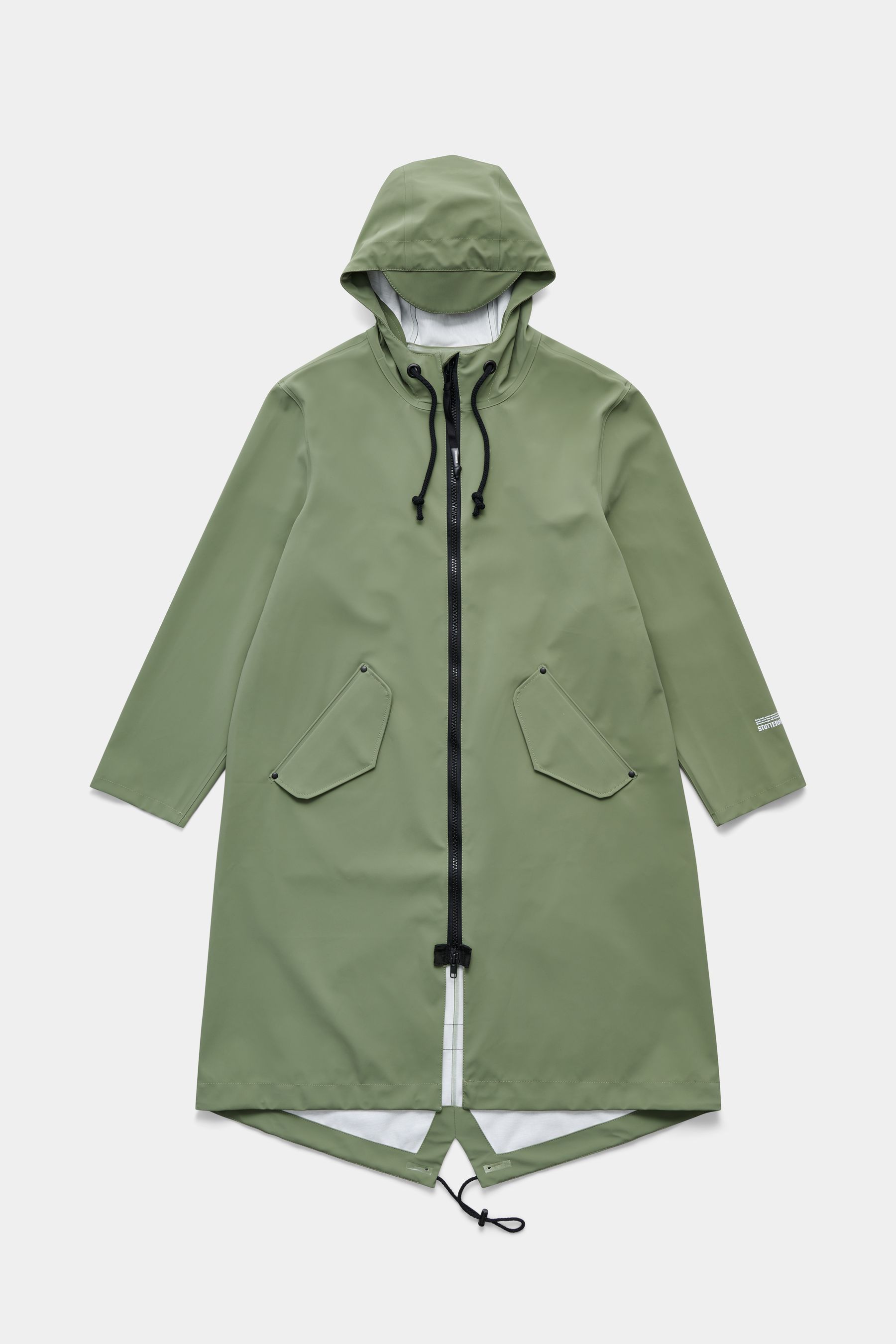stutterheim martins parka dry green men jackets long-raincoats