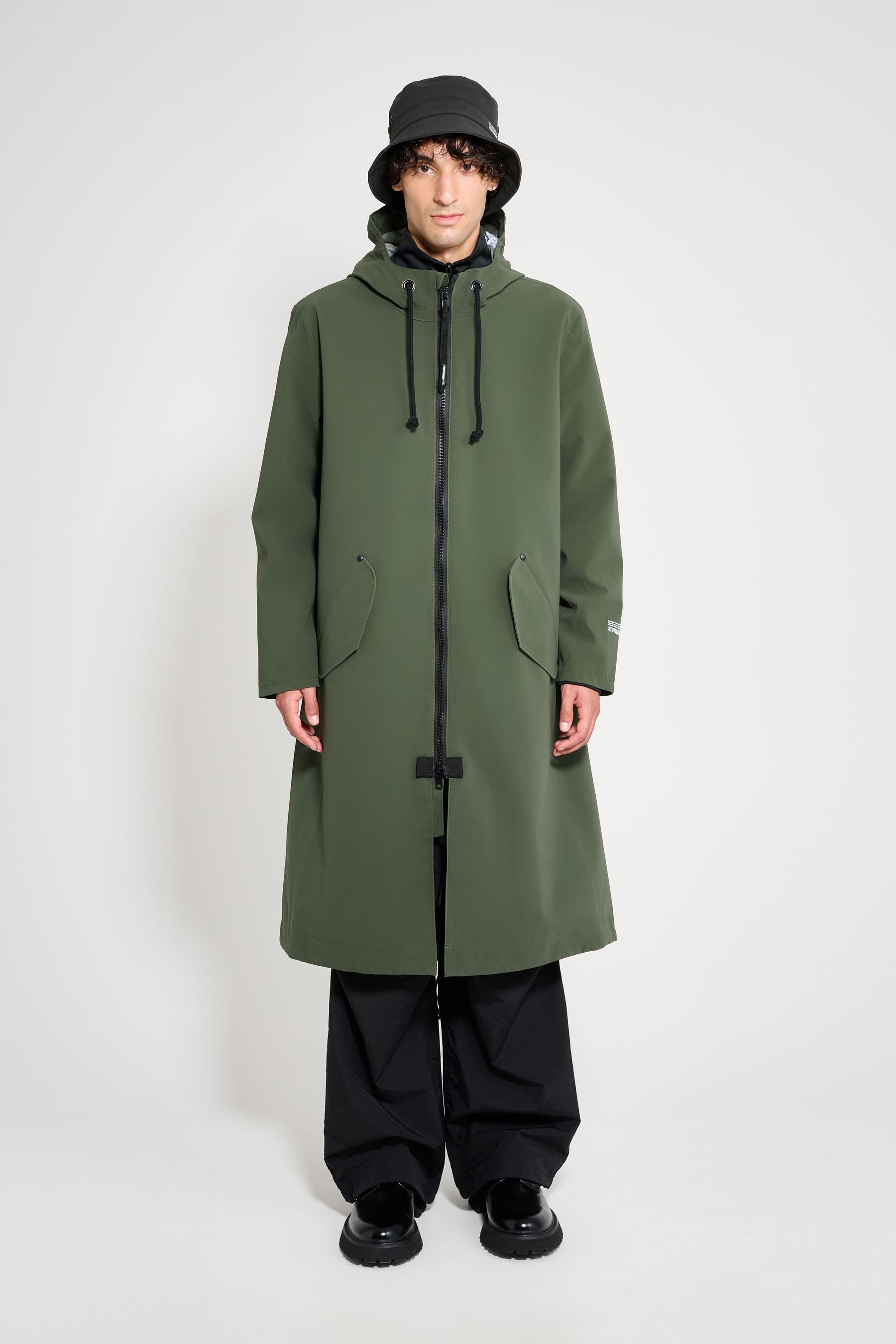 stutterheim martins parka green men jackets raincoats