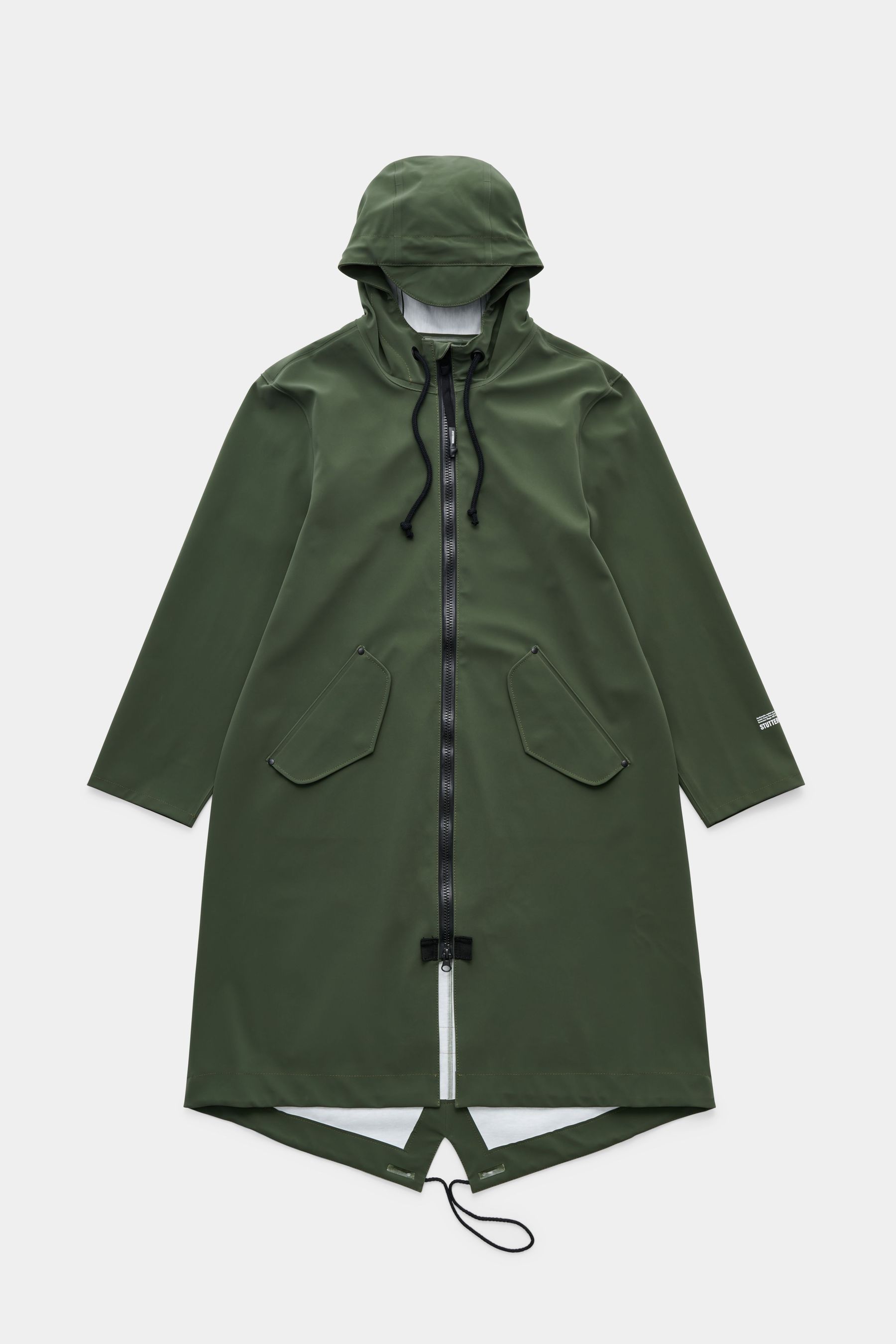 stutterheim martins parka green men jackets raincoats