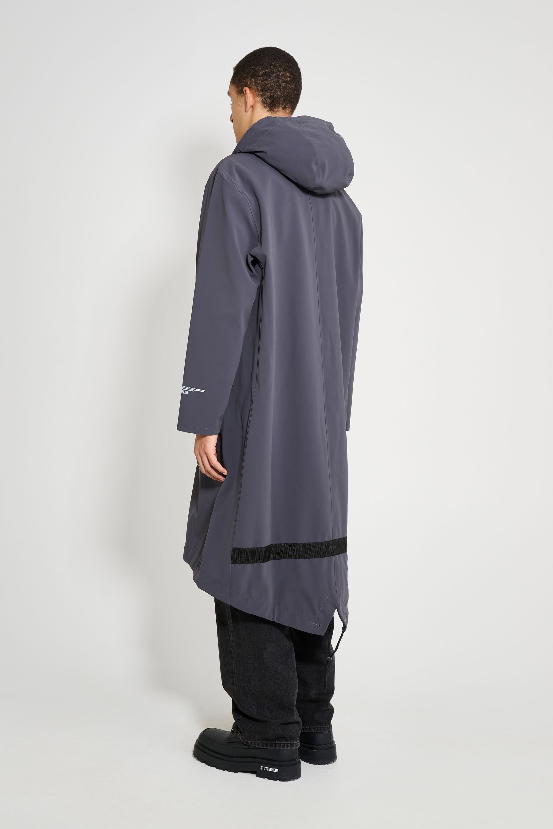 stutterheim martins parka mystic blue men jackets long-raincoats