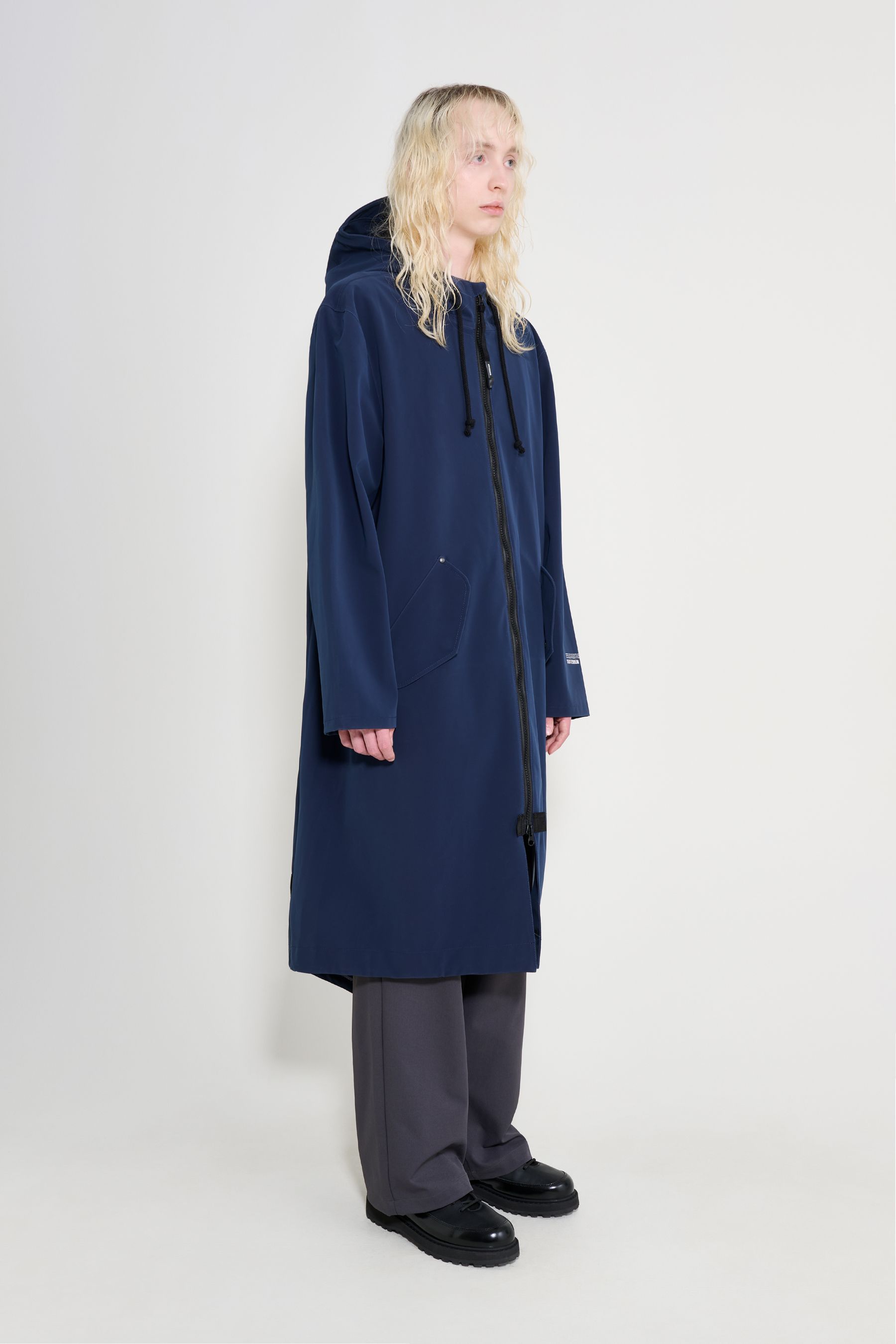 stutterheim martins parka navy men jackets raincoats