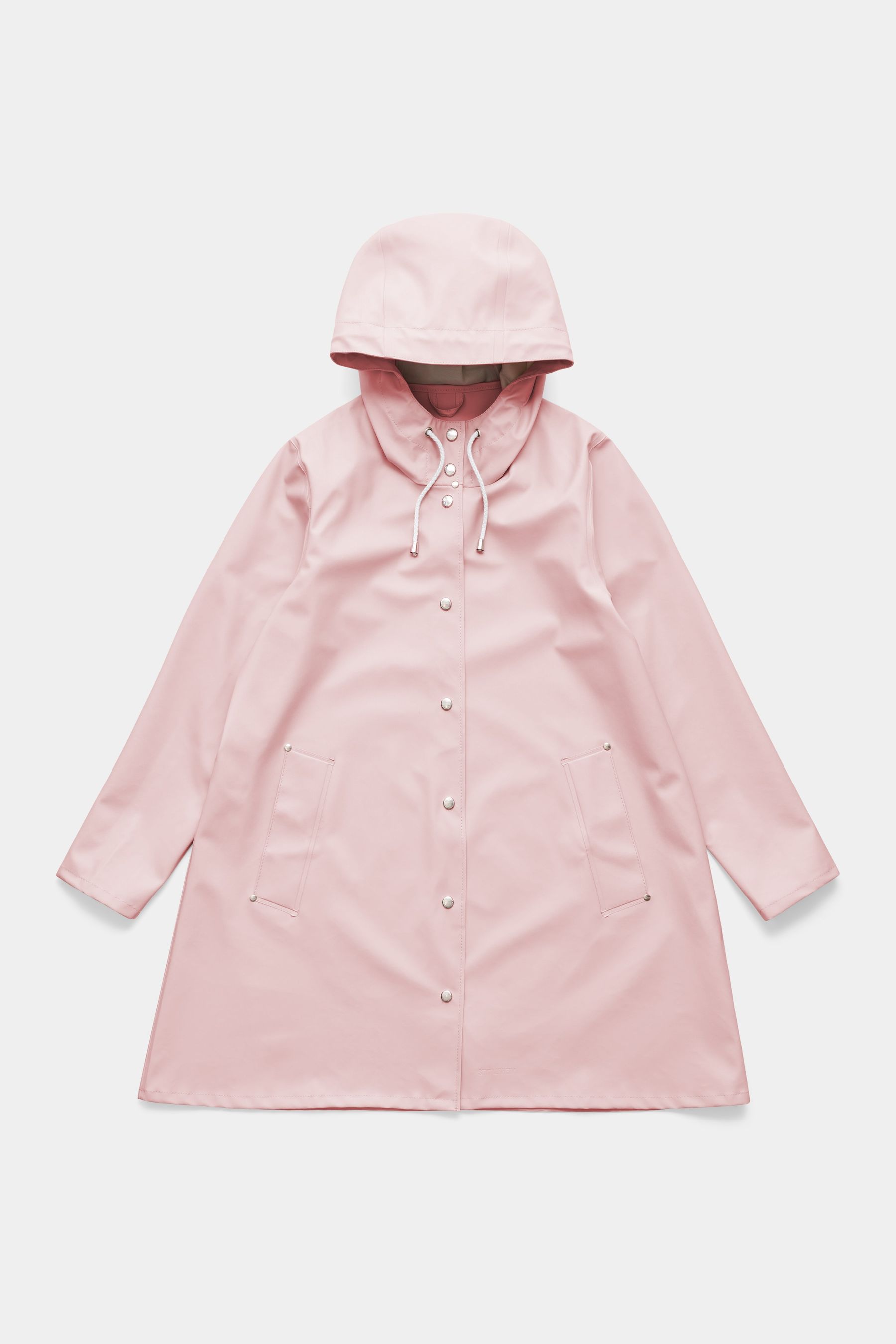 stutterheim mosebacke lightweight raincoat pale pink women jackets raincoats