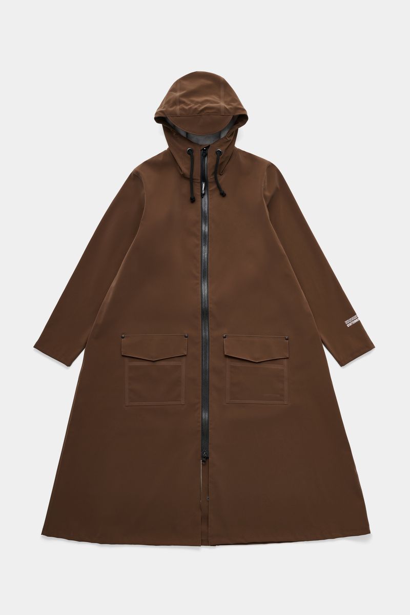 Stutterheim Mosebacke Long Patch Raincoat