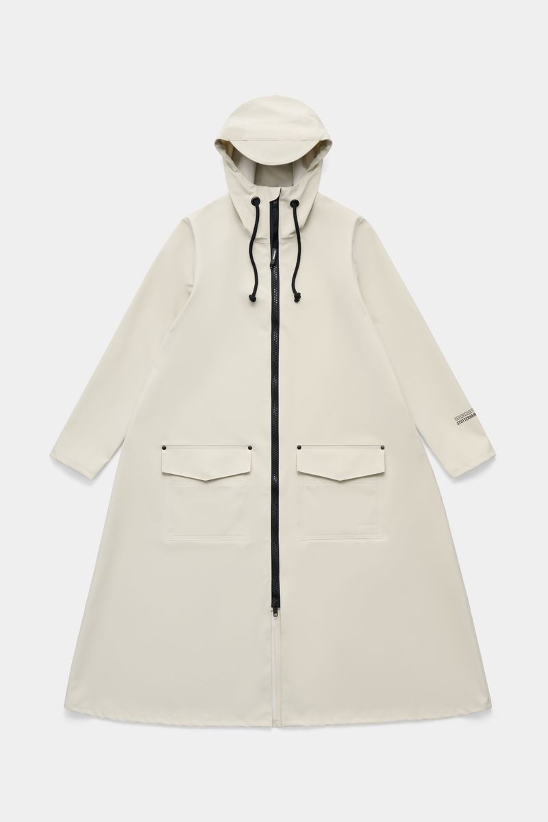 Stutterheim Mosebacke Long Patch Raincoat
