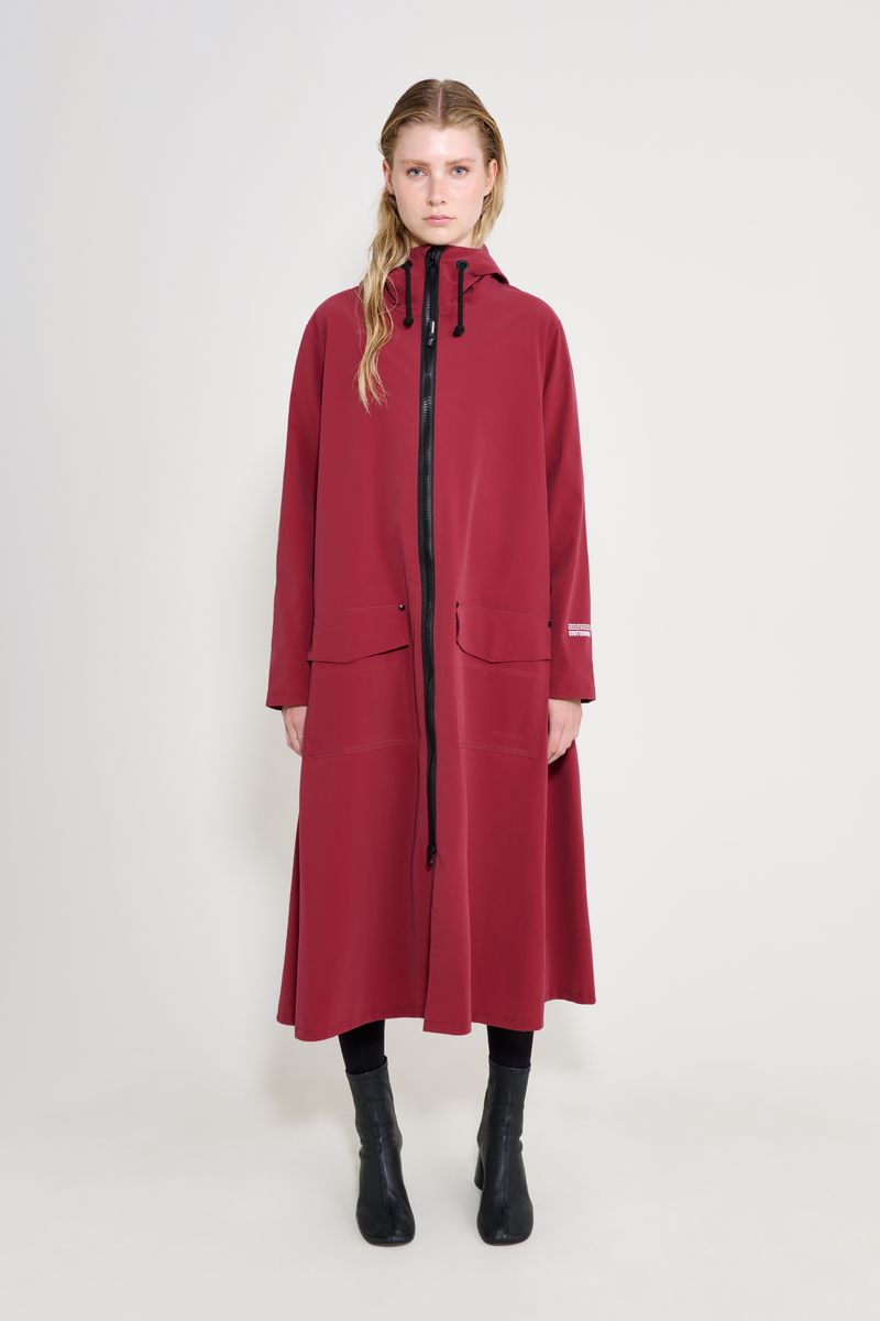 Stutterheim Mosebacke Long Patch Raincoat