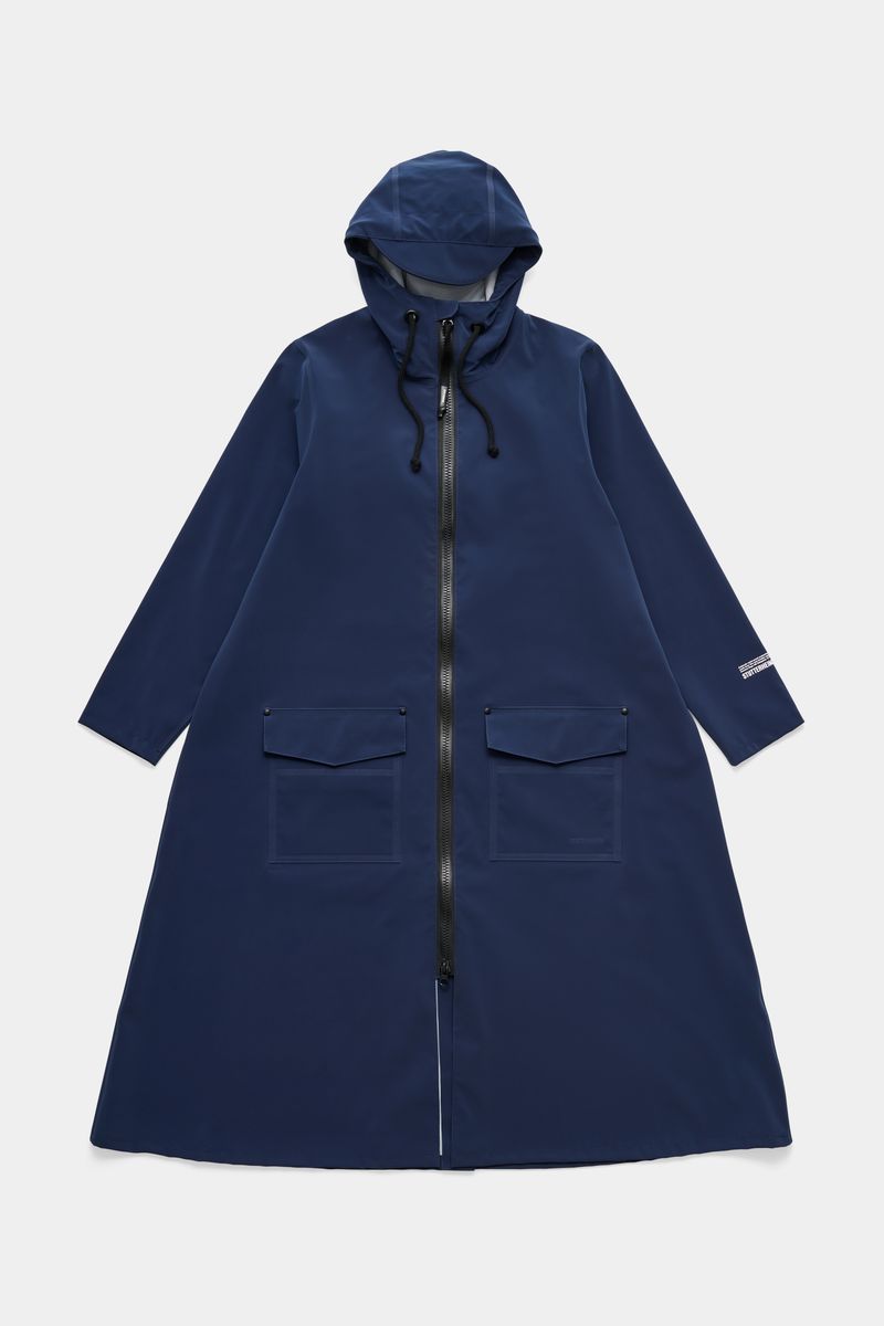 Stutterheim Mosebacke Long Patch Raincoat