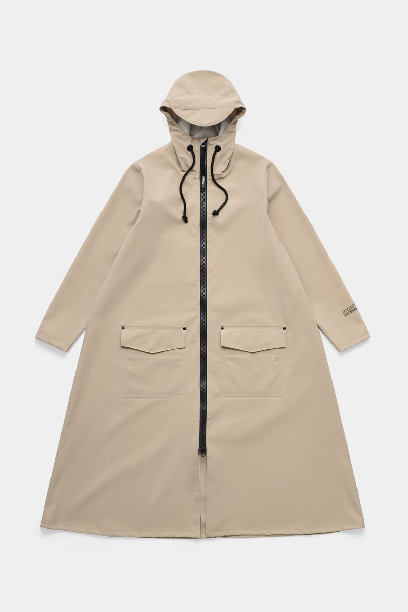 Stutterheim Mosebacke Long Patch Raincoat