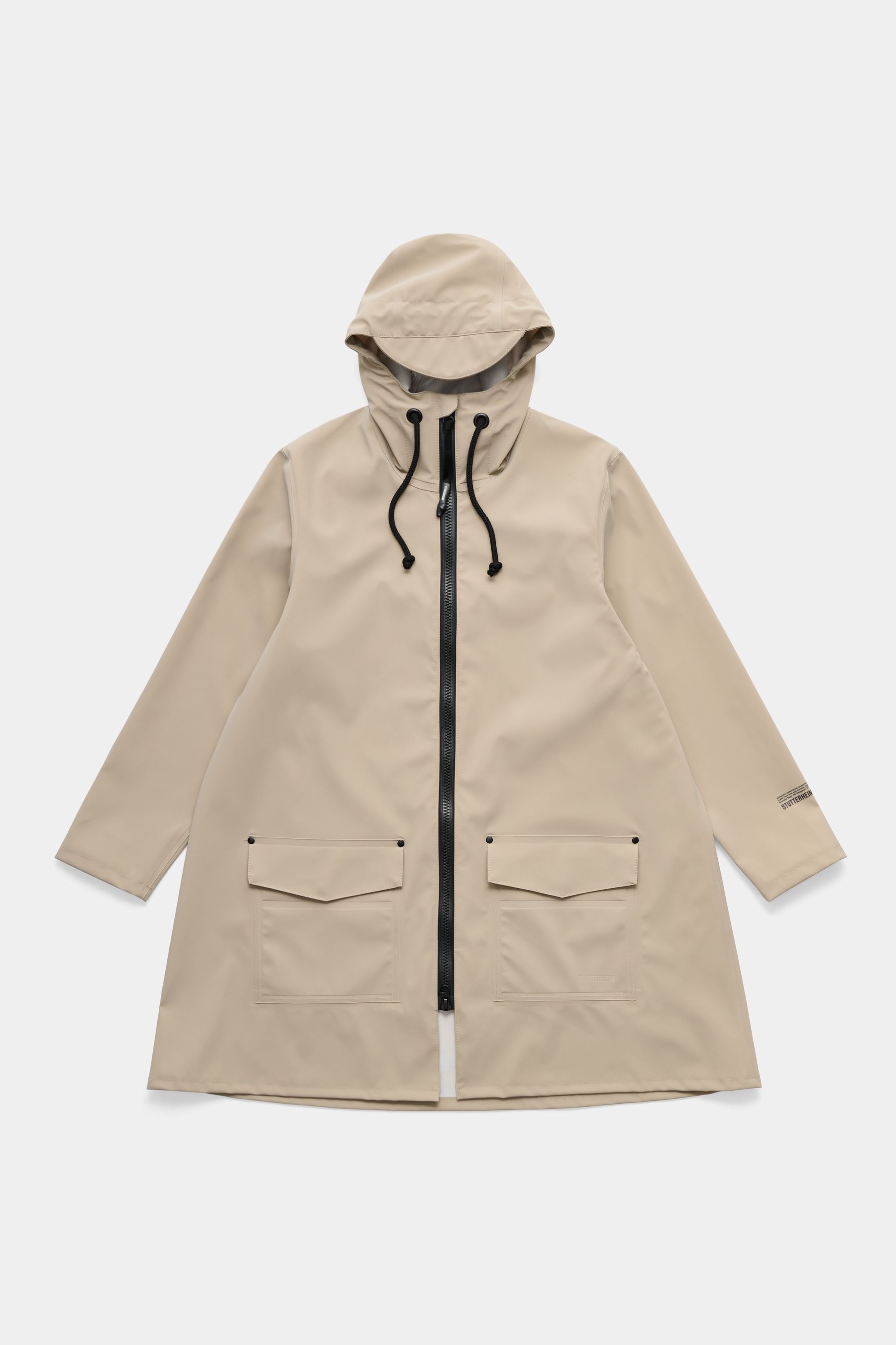 stutterheim mosebacke patch raincoat potato women jackets raincoats