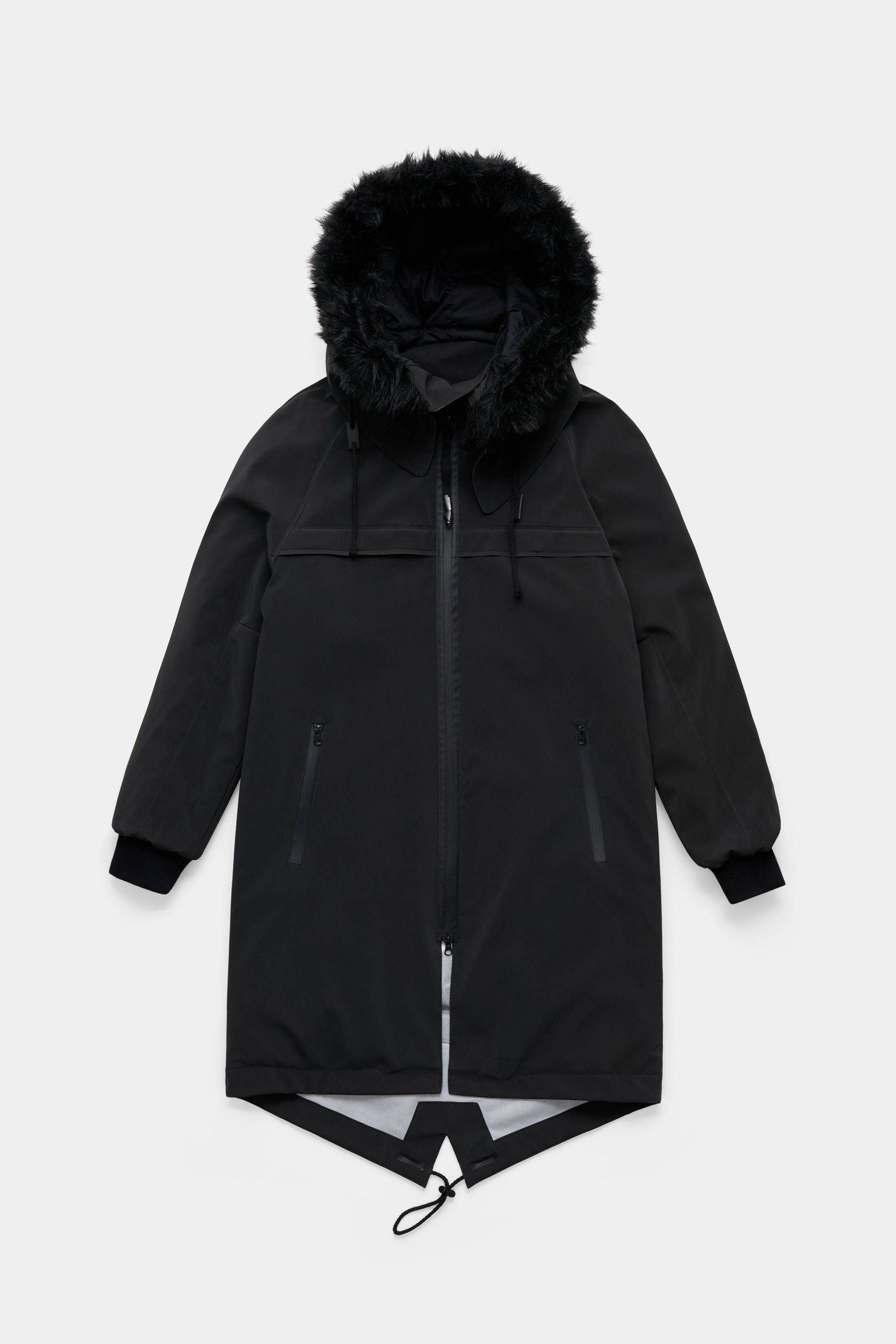 stutterheim pajala parka black mid-season-sale