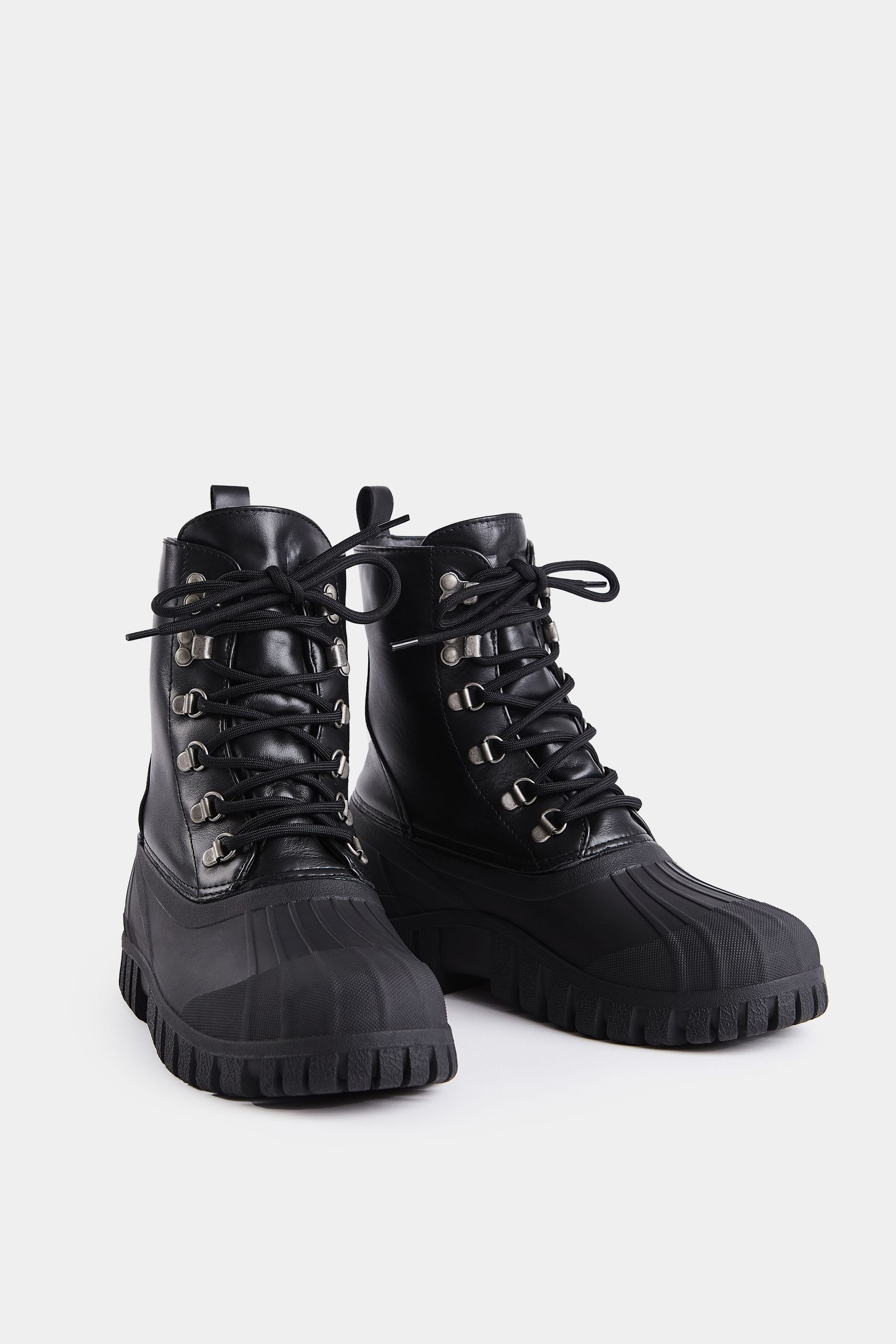 stutterheim patrol boot leather black footwear combat-boots