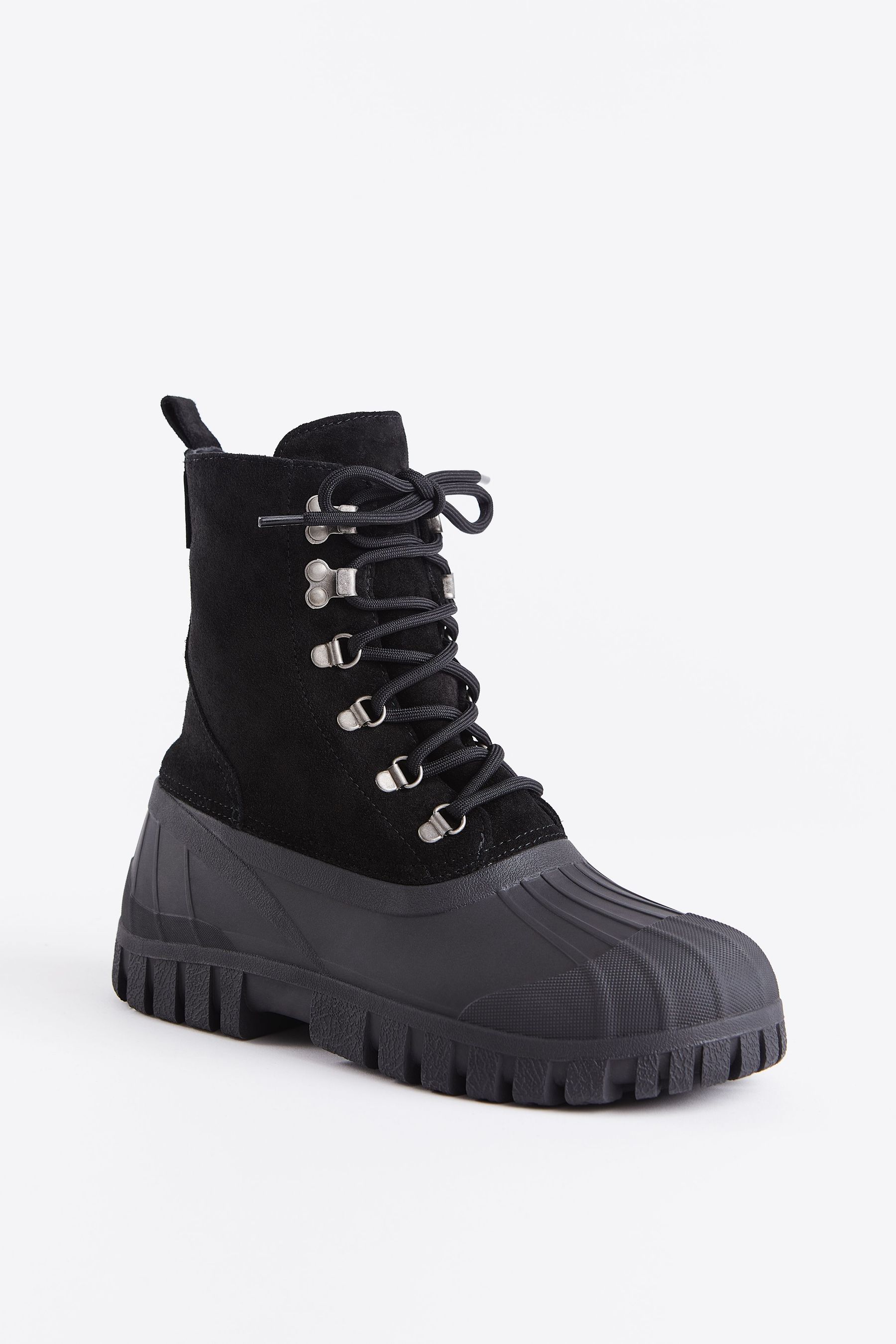 stutterheim patrol boot suede black footwear combat-boots