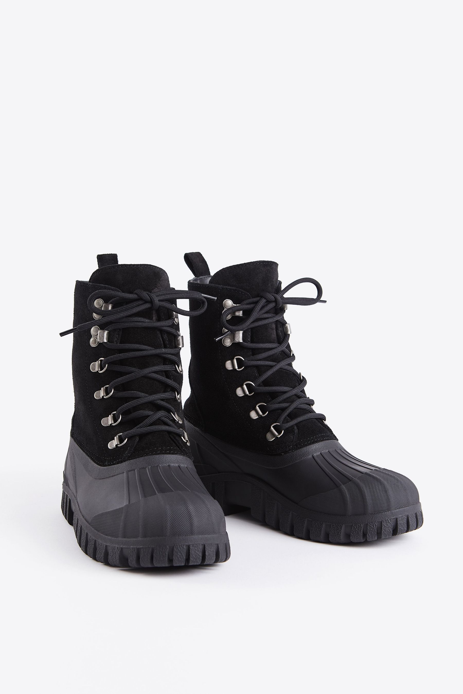 stutterheim patrol boot suede black footwear combat-boots