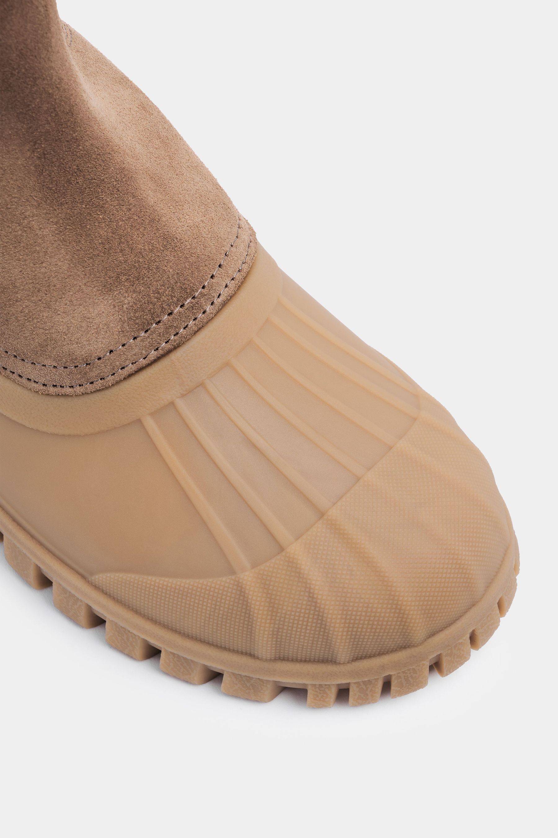 stutterheim patrol boot shaft suede tobacco/fudge footwear suede-boots