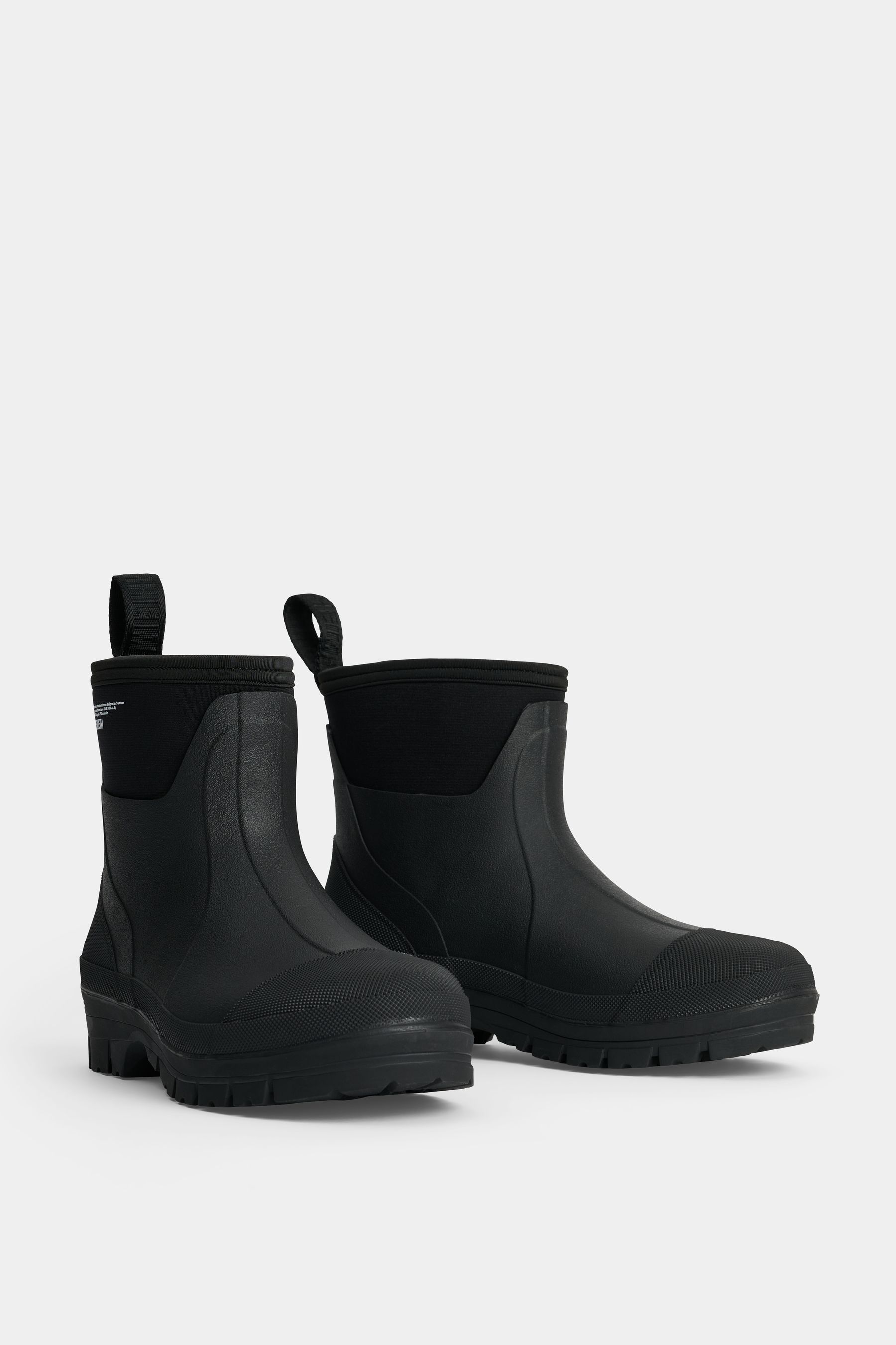 stutterheim puddle walker rain boots black footwear chelsea-boots