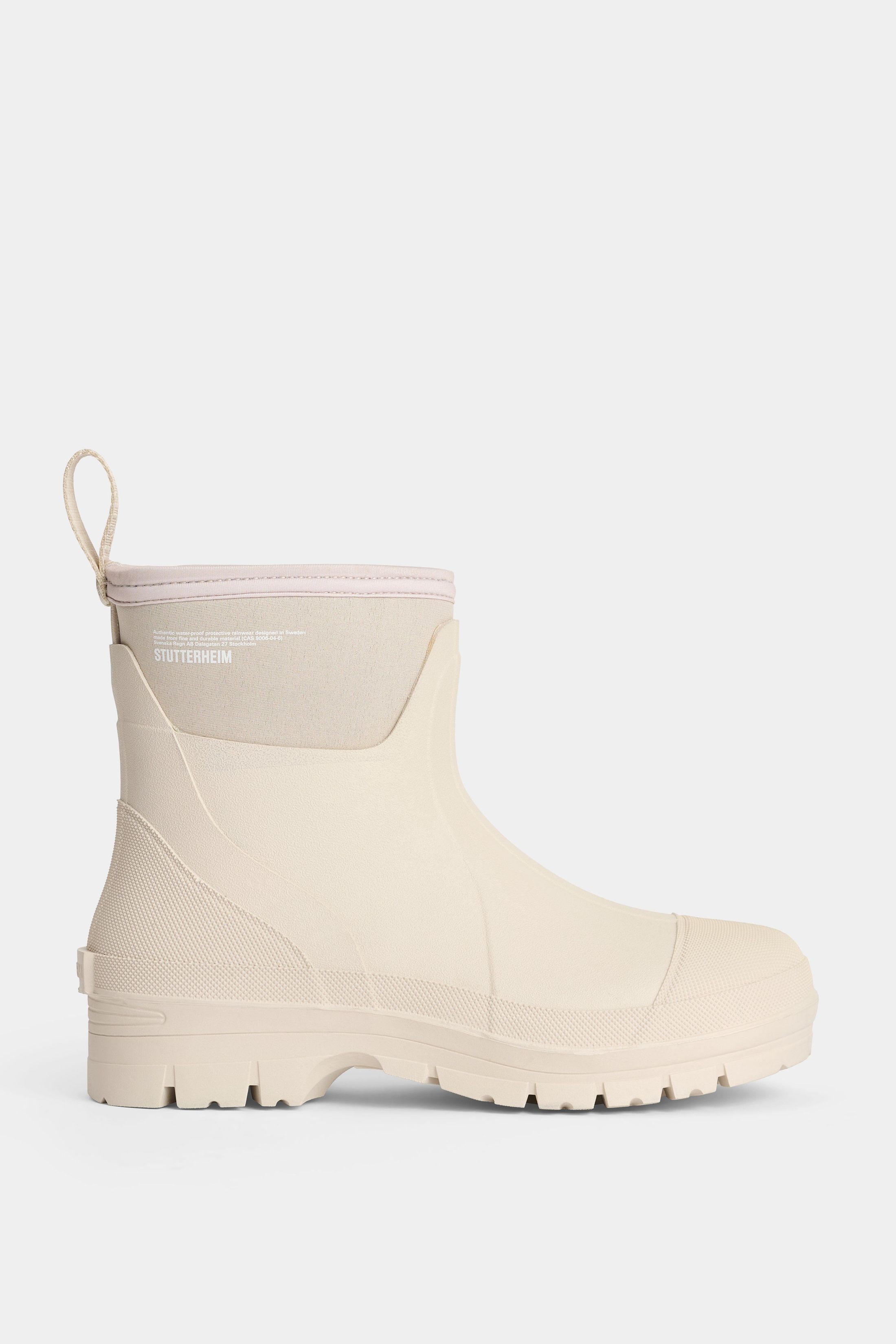 stutterheim puddle walker rain boots light sand footwear chelsea-boots