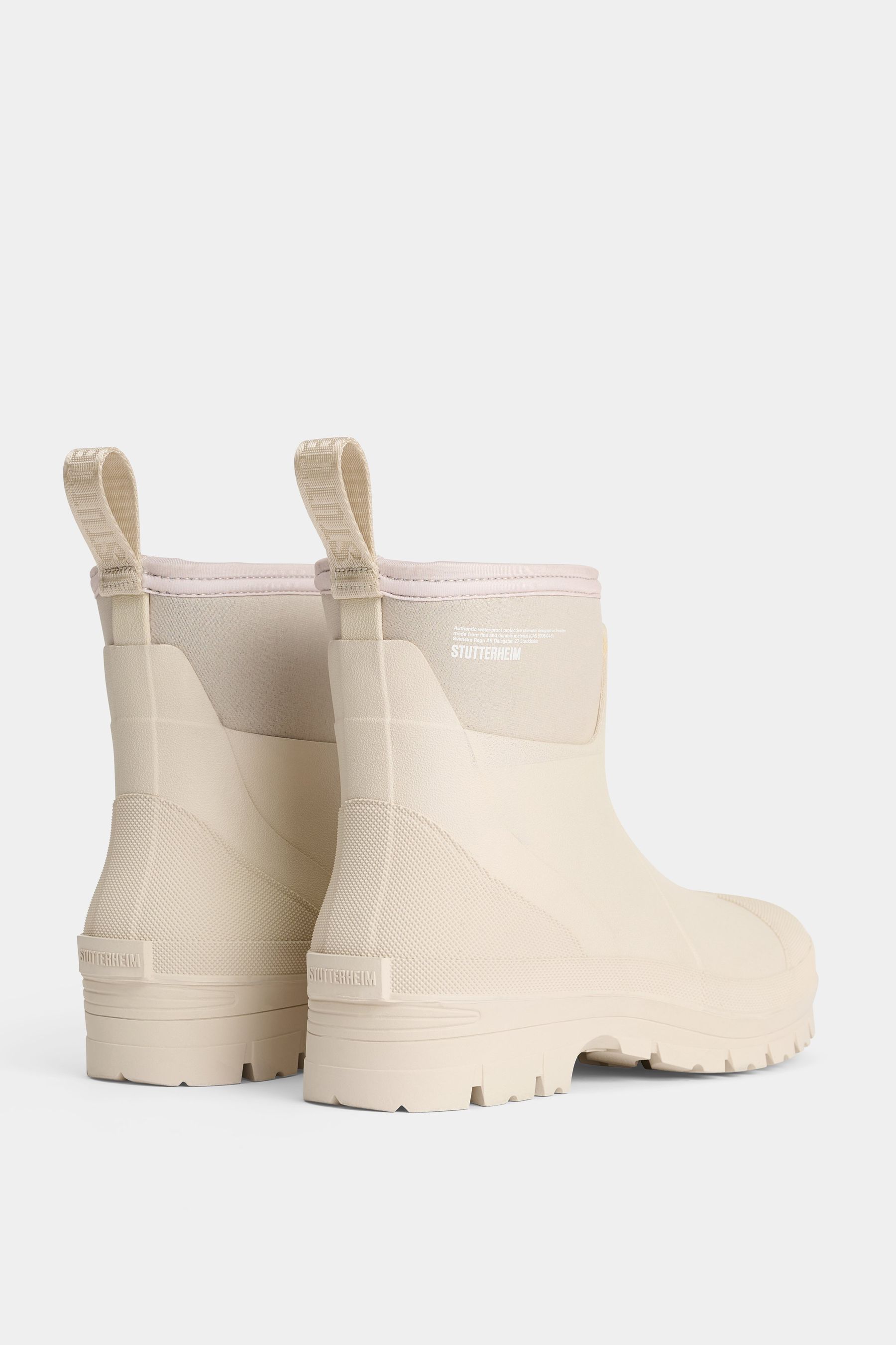 stutterheim puddle walker rain boots light sand footwear chelsea-boots