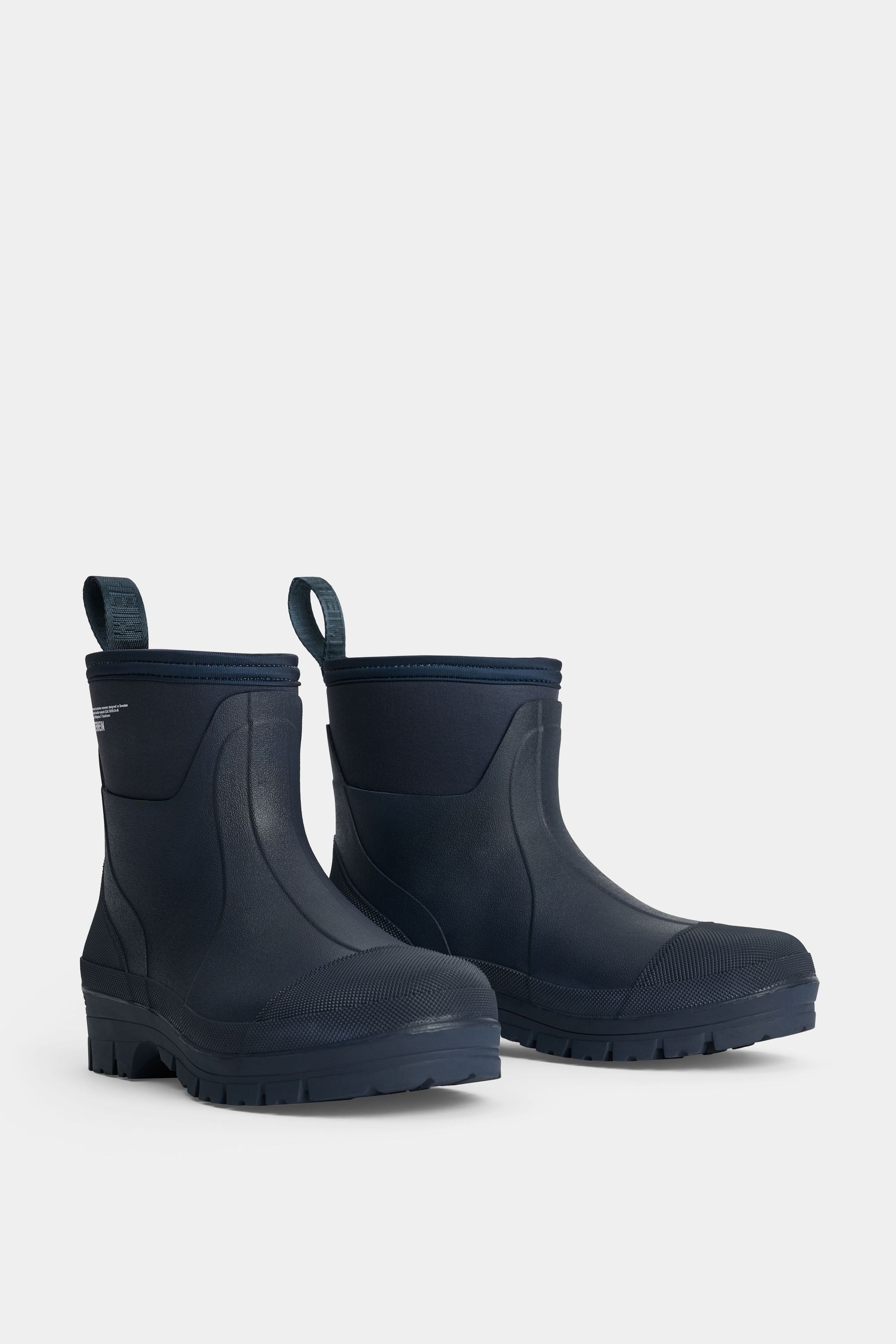 stutterheim puddle walker rain boots navy footwear chelsea-boots